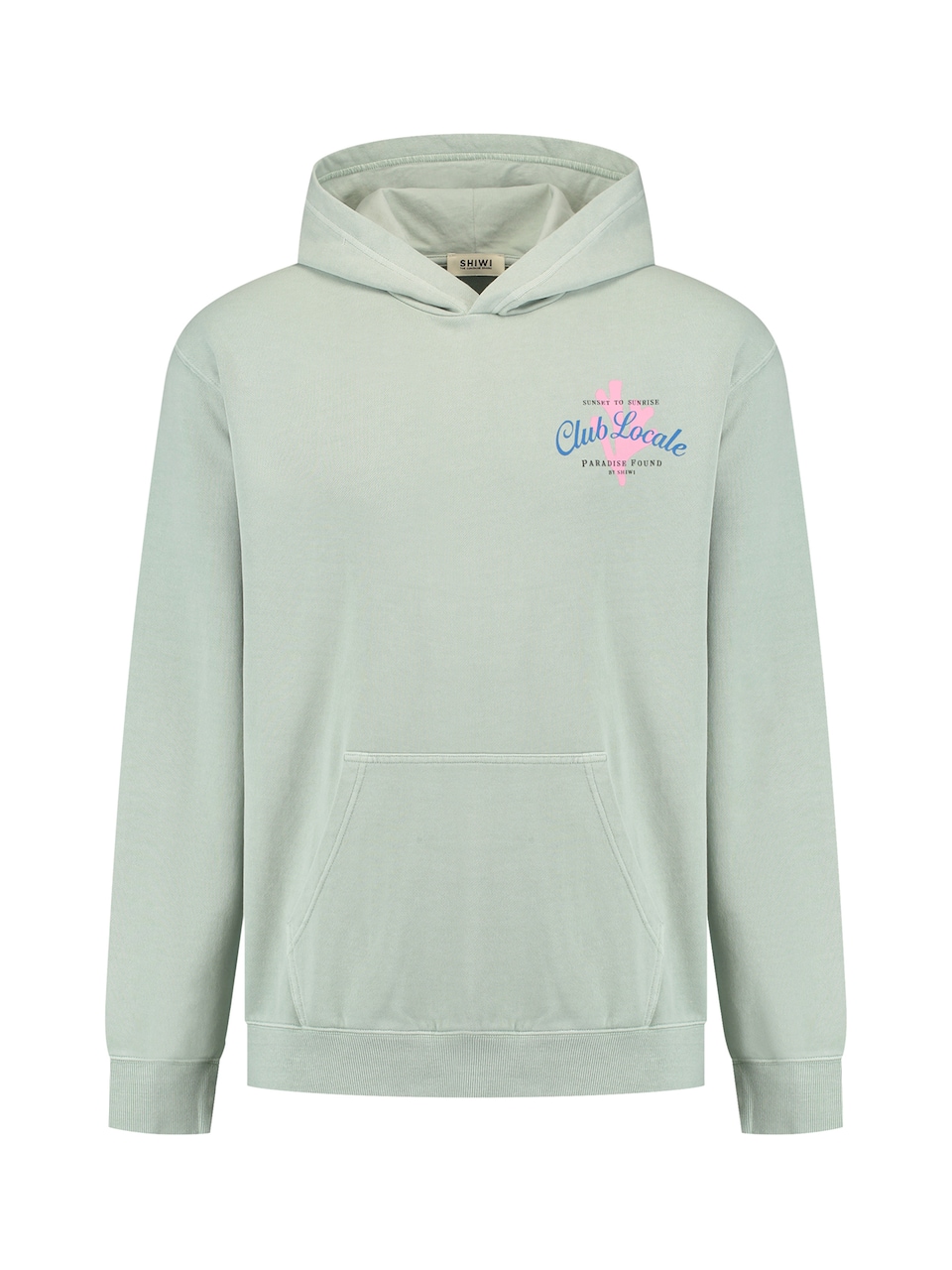 Sweatshirt 'Zac Paradise' blå / mint / rosa