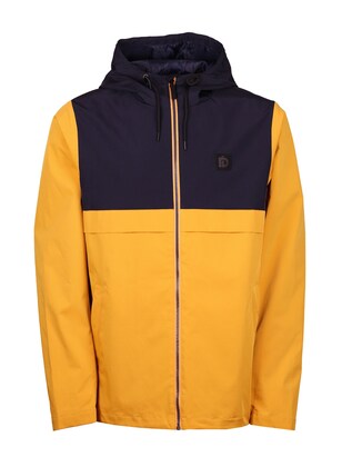 Fundango Functionele jas ‘Clayton’ Navy / Geel