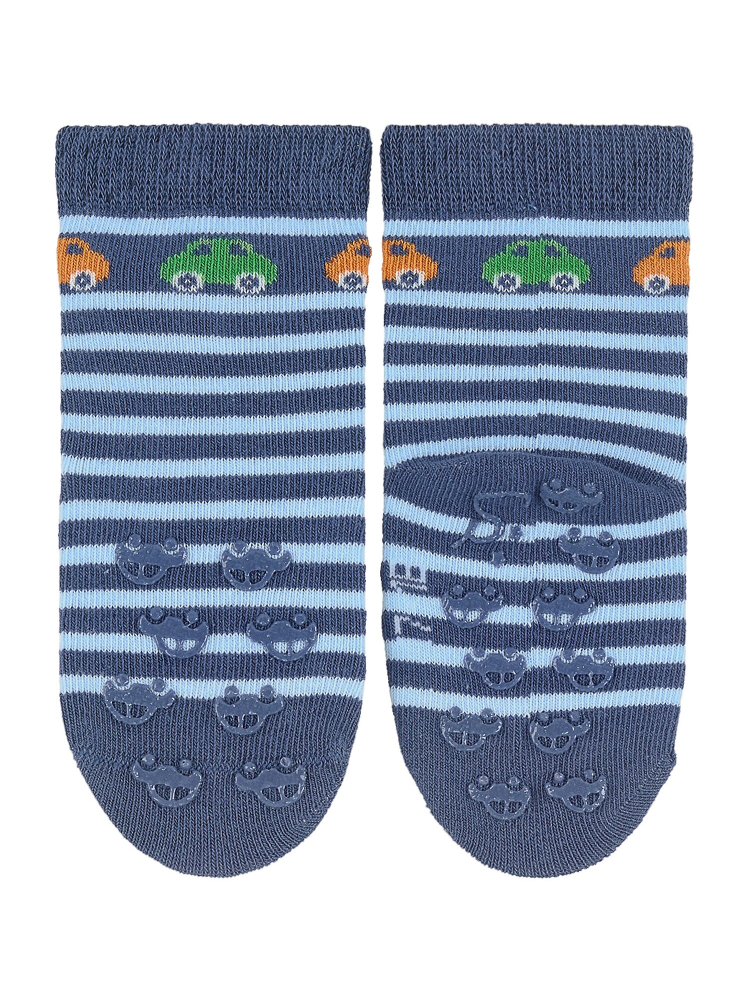 STERNTALER Ponožky  modrosivá / svetlomodrá / zelená