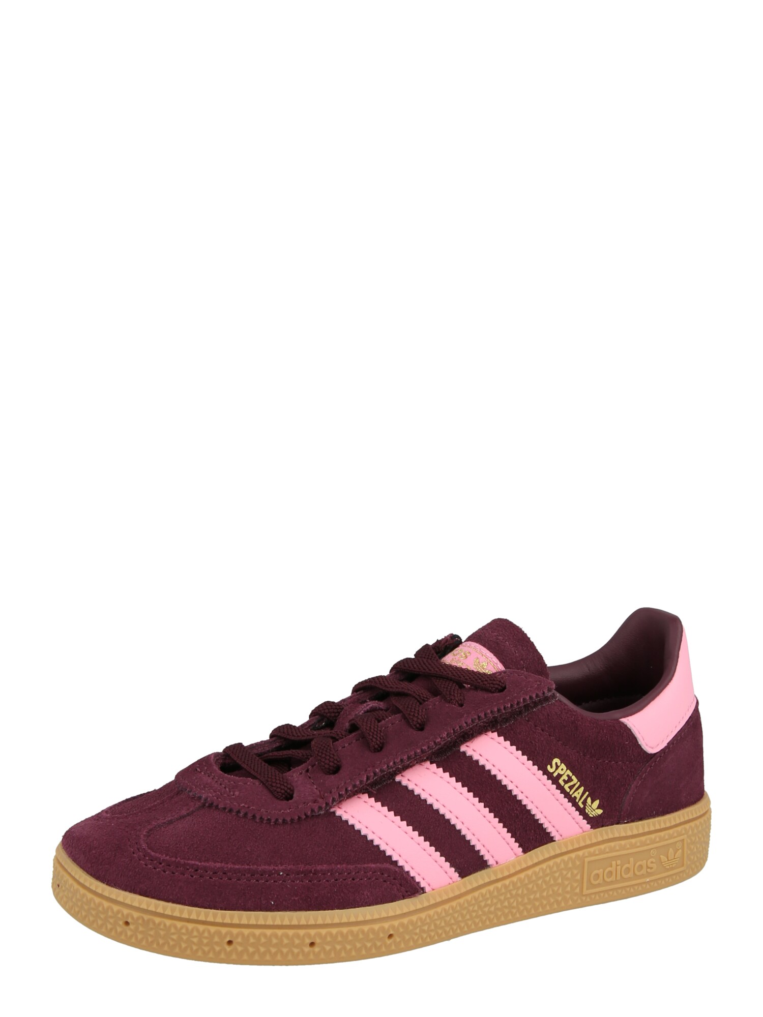 ADIDAS ORIGINALS Tenisky 'HANDBALL SPEZIAL'  karamelová / zlatá / svetloružová / bordová