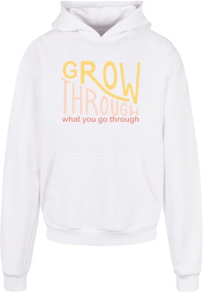 Merchcode Sweatshirt ‘Spring – Grow Through 2’ Geel / Abrikoos / Zalm roze / Wit