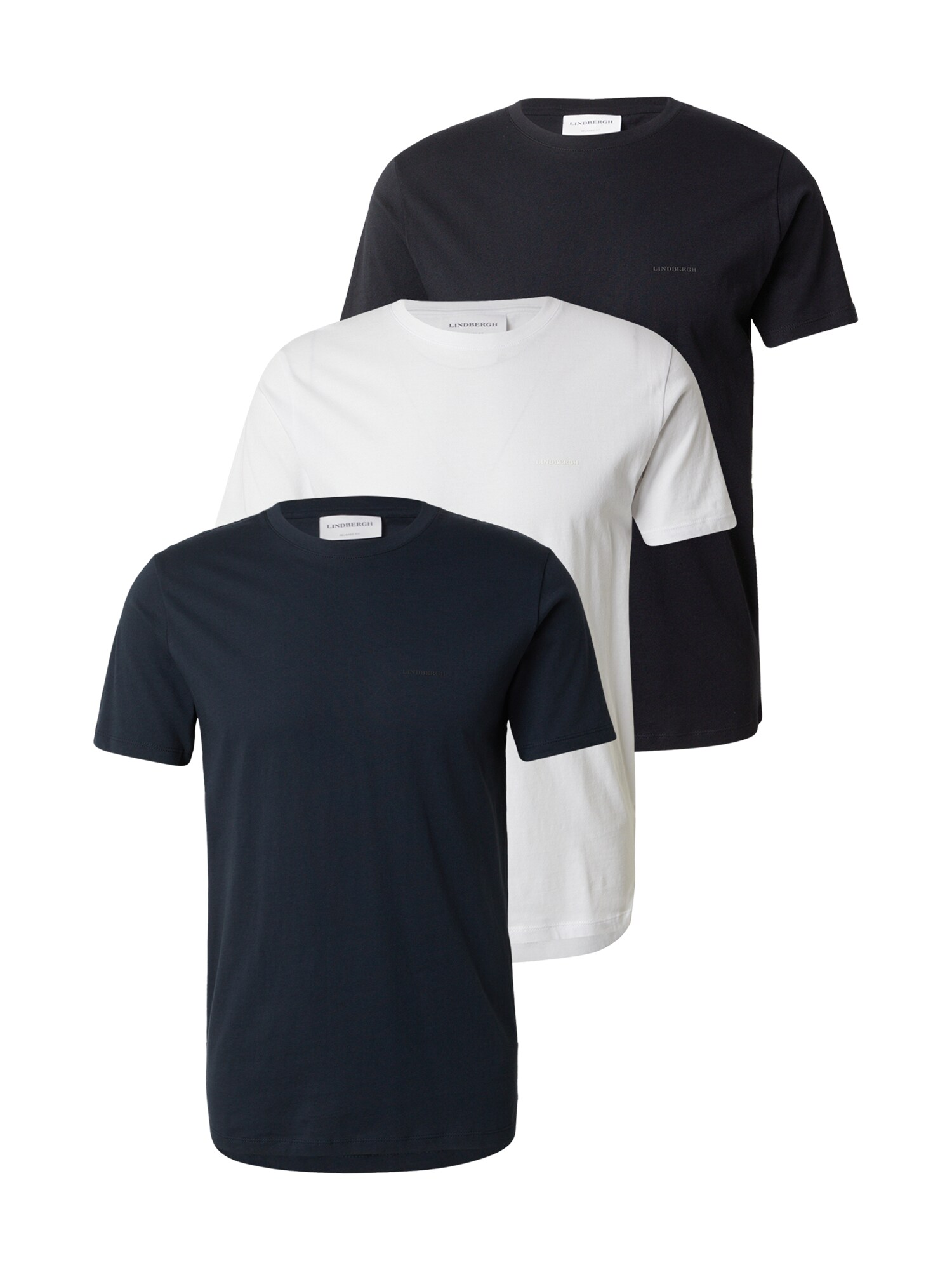 Lindbergh Tricou  albastru / negru / alb