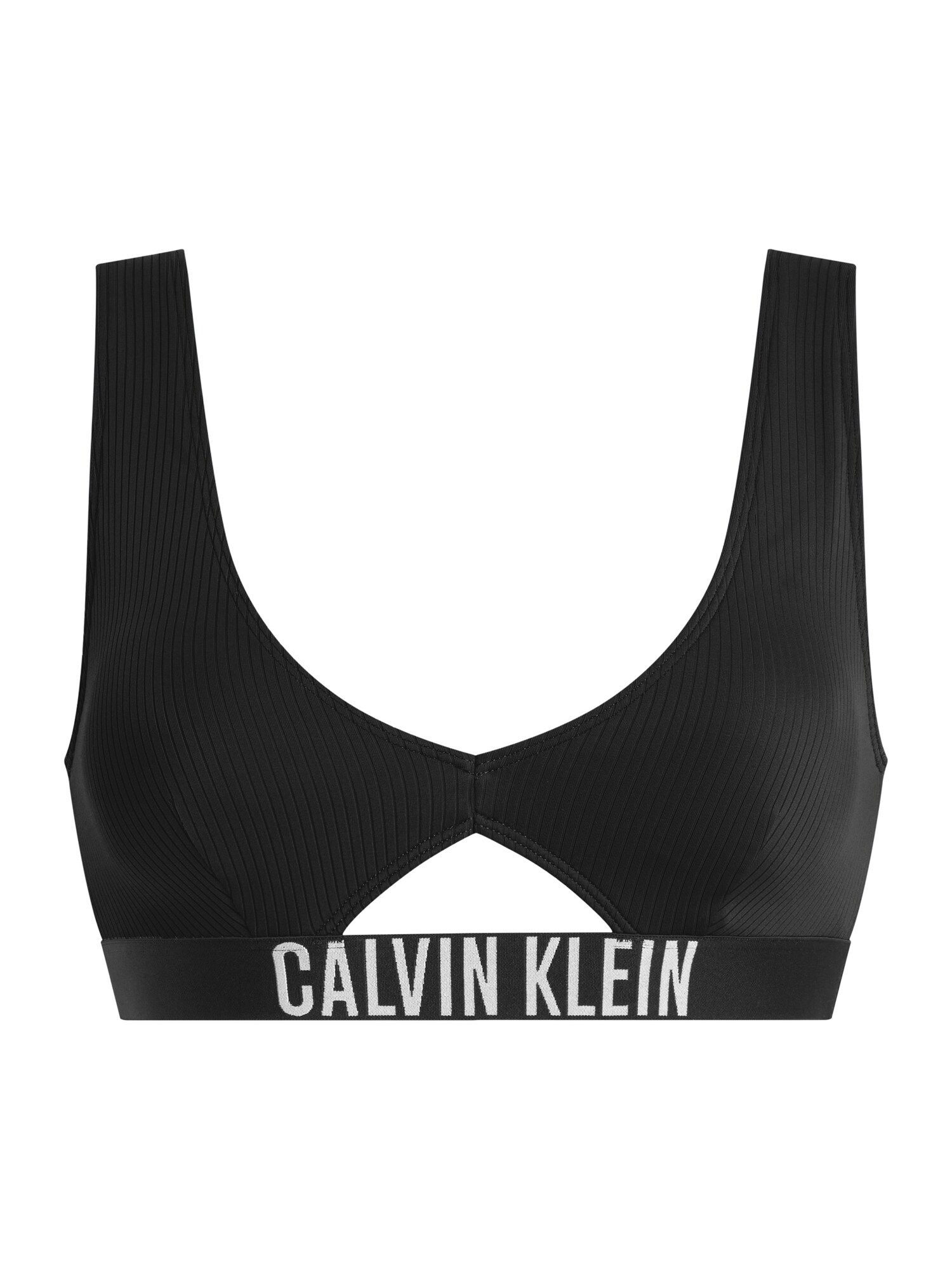 Calvin Klein Swimwear Sutien costum de baie  negru / alb