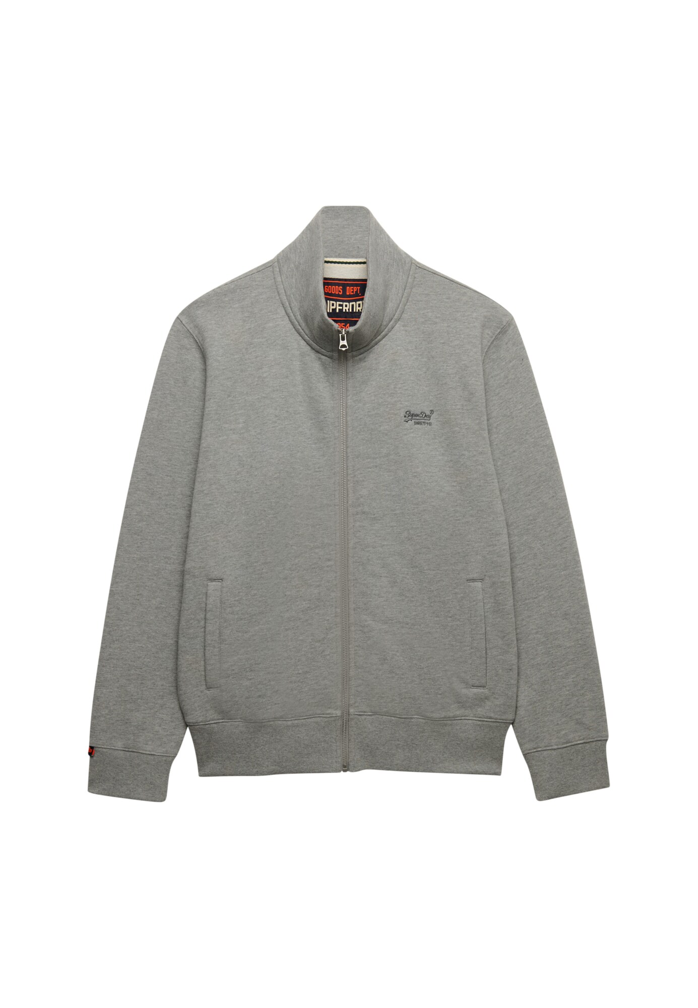 Superdry &amp; Co Sudadera con cremallera 'Essential'  gris claro