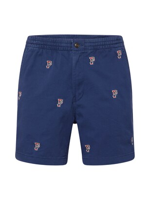 Polo Ralph Lauren Broek ‘CFPREPSTERS’ Lichtbeige / Navy / Donkerrood