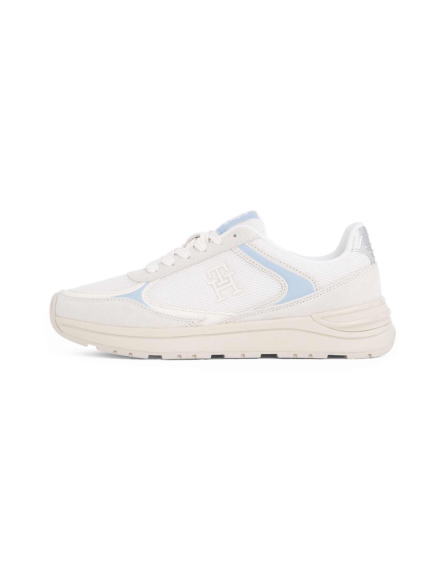 TOMMY HILFIGER Sneaker low  crem / azur / argintiu