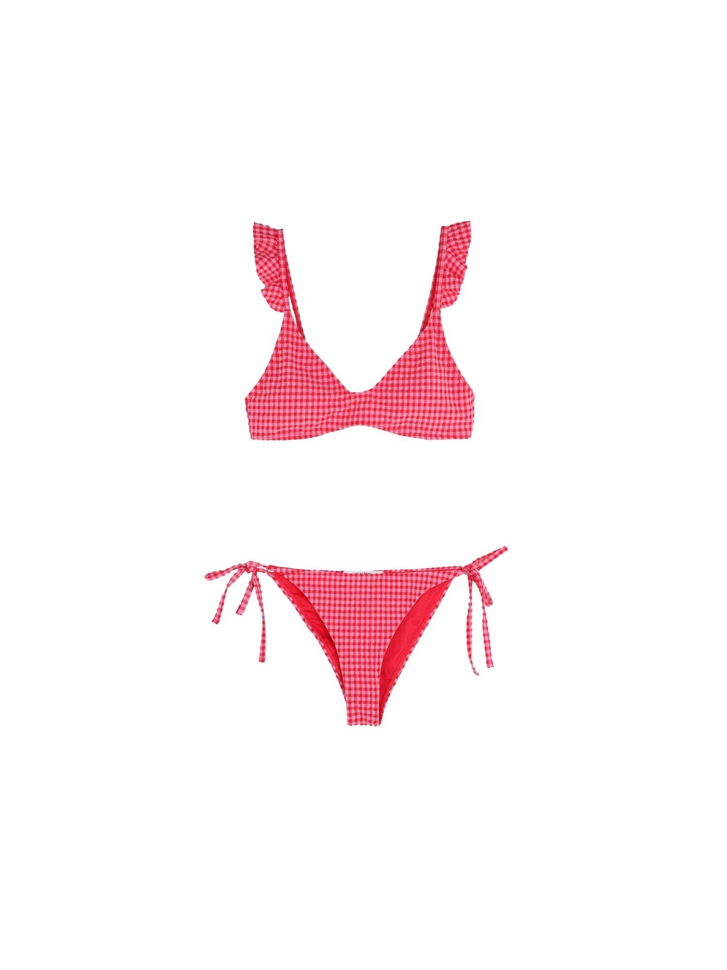 Scalpers Costum de baie două piese    mov zmeură / roz zmeură
