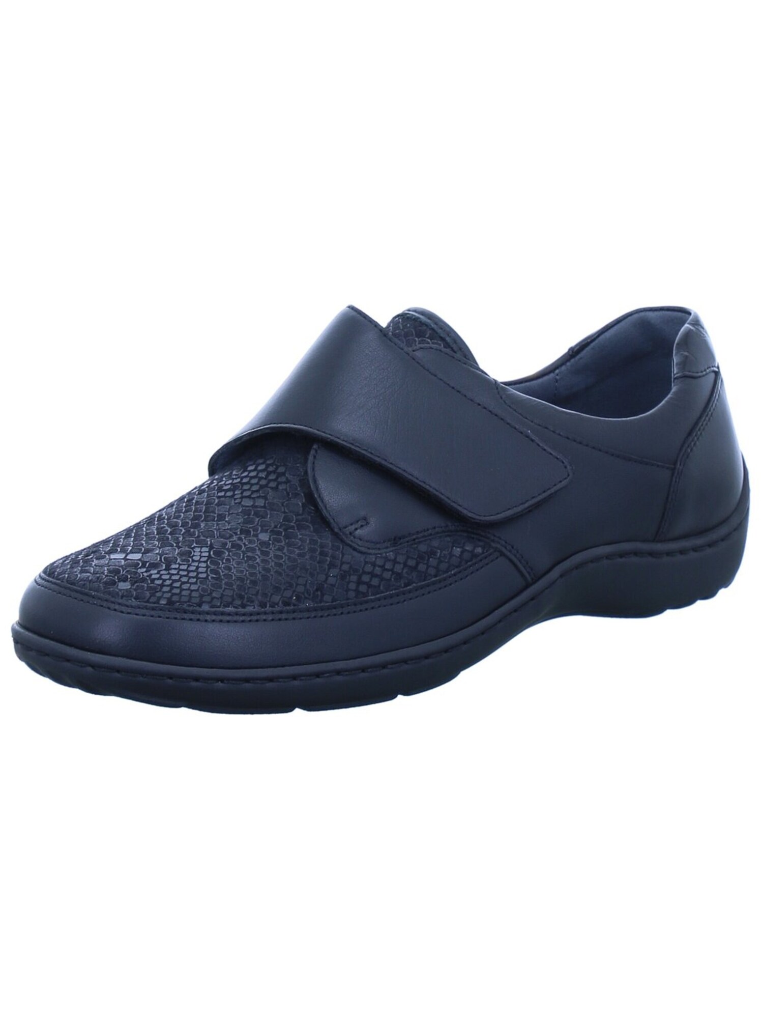 WaldlÄUfer Slipper Komfort Slipper Damen 496H31 352 001 Echtleder In Schwarz