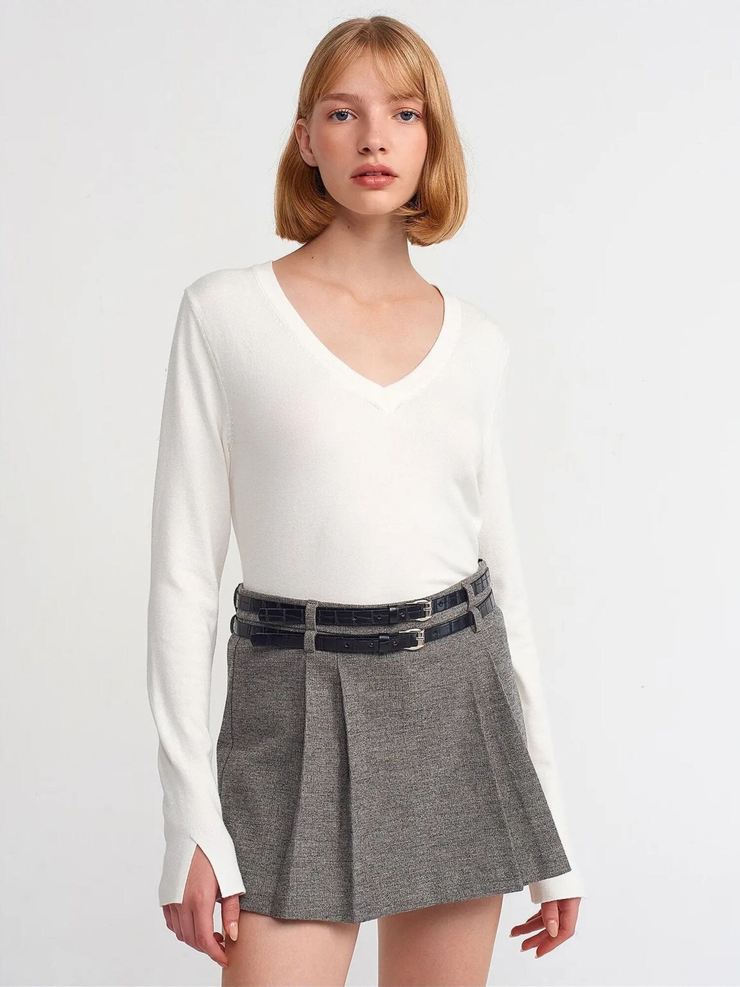 Dilvin Pulover 'Pullover' bijela