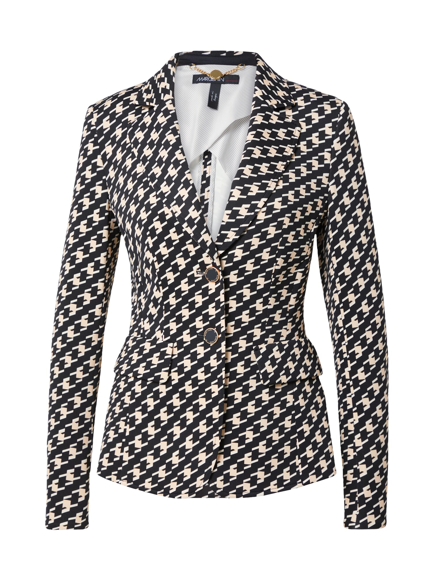 Marc Cain Blazer  bege / preto / branco