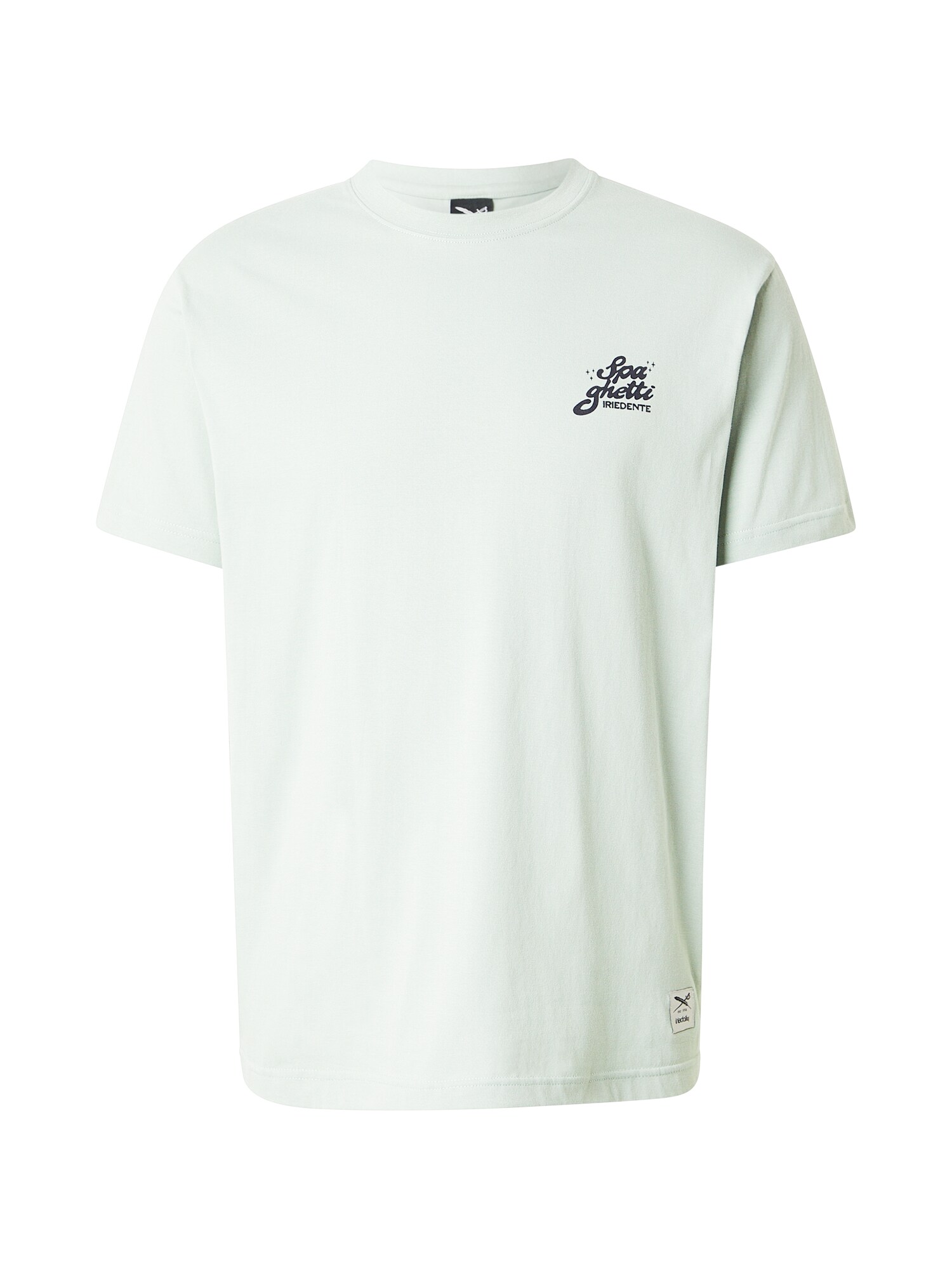 Iriedaily Tricou Spa Ghetti  gri / verde deschis / alb