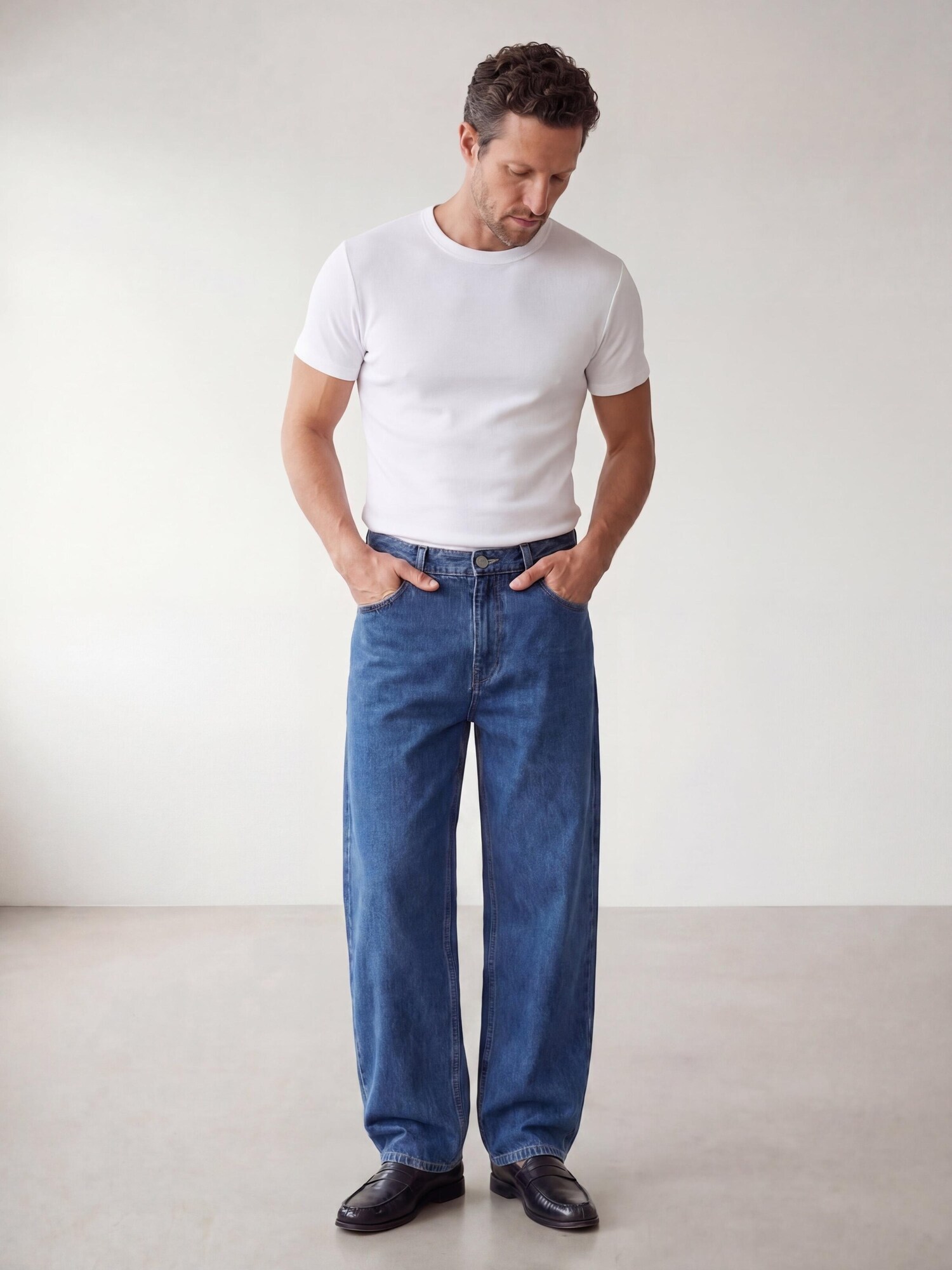 ARMIE Traperice 'The Brian Straight Leg Jeans' plavi traper