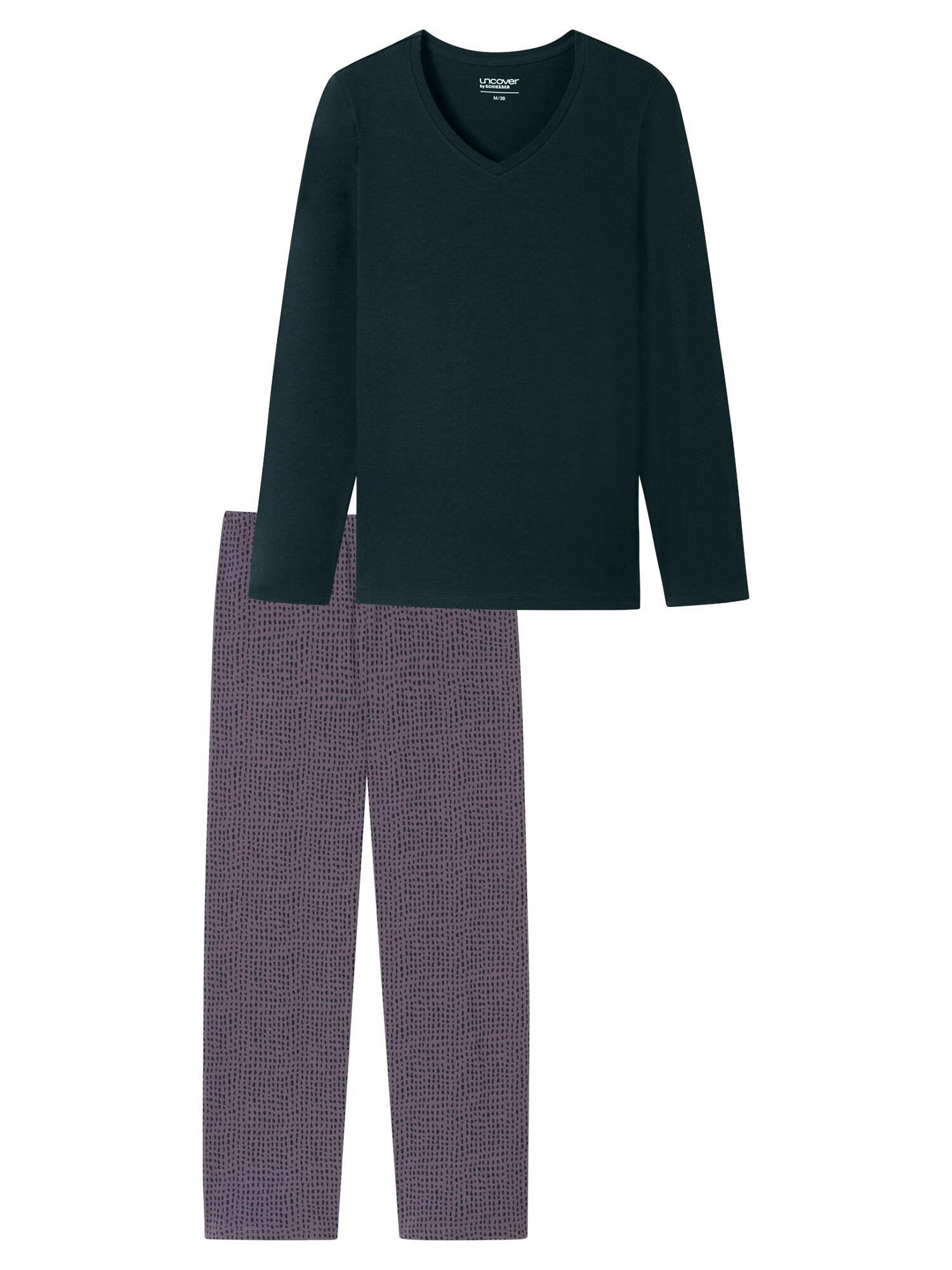 Schiesser Pyjama ' Uncover Nightwear ' Nachtblauw