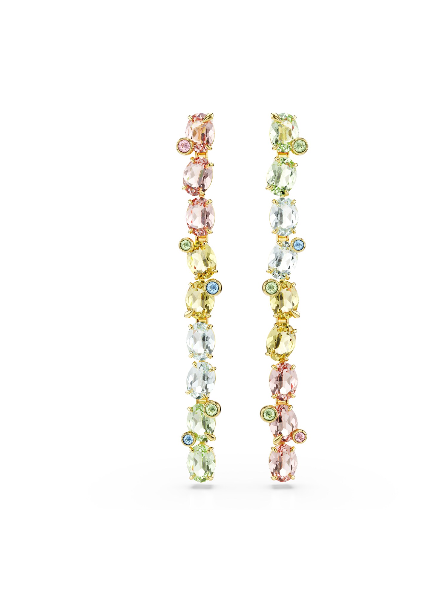 Swarovski Fülbevalók  arany / világoszöld / pitaja / átlátszó akciós termékkép 1
