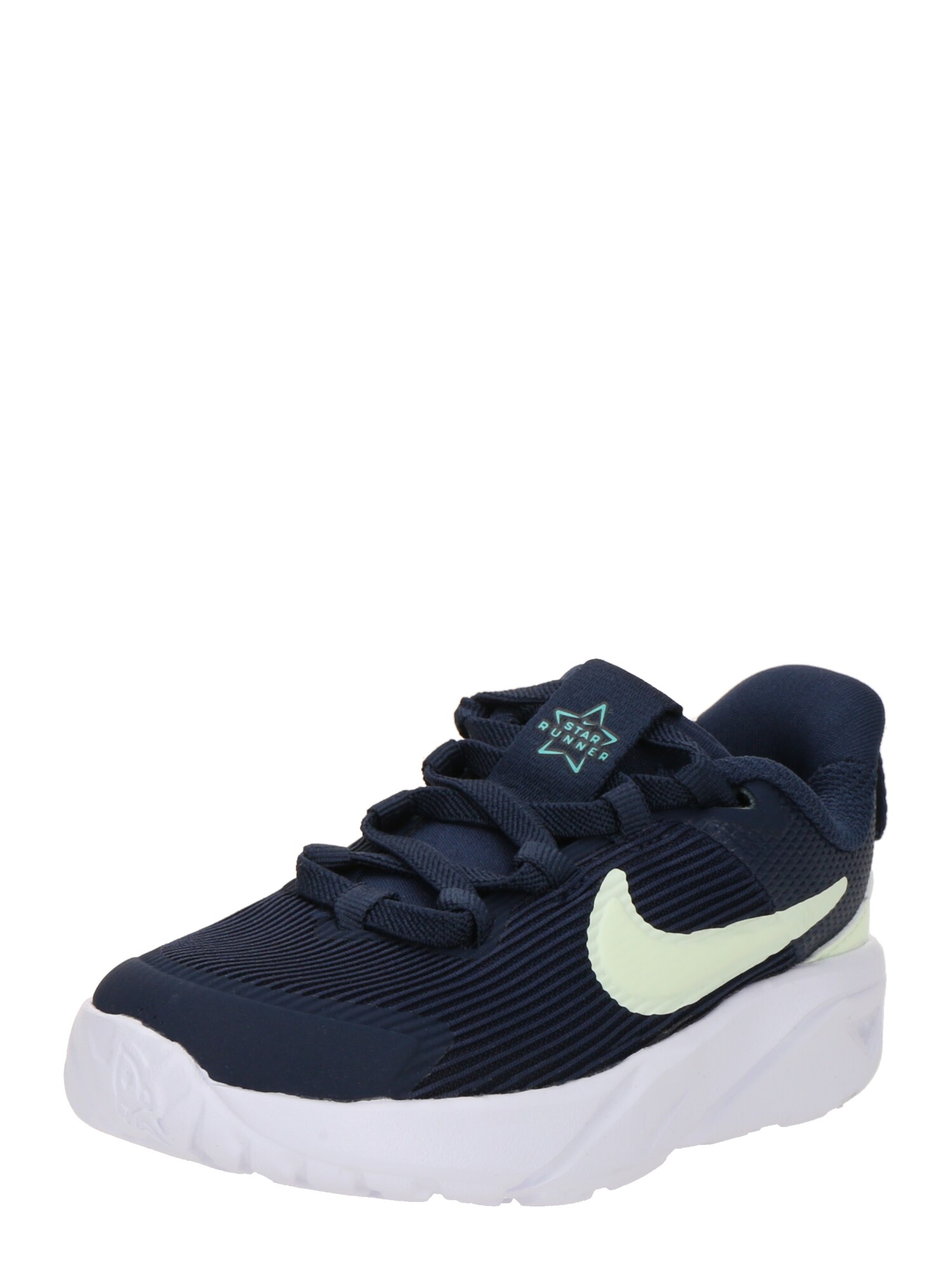NIKE Pantofi sport Star Runner 4  albastru noapte / alb