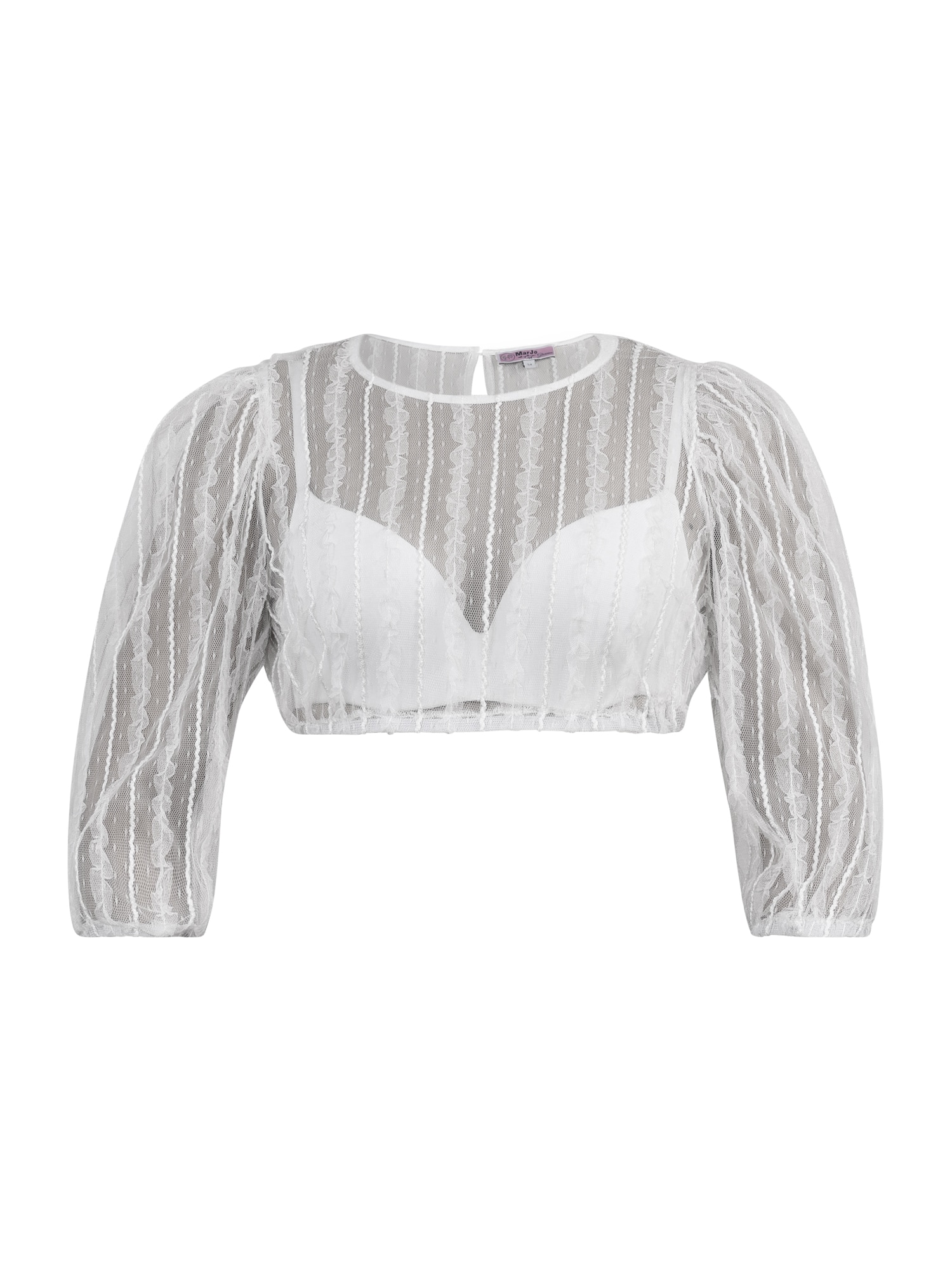MARJO Krojová blúzka 'Raisting'  šedobiela