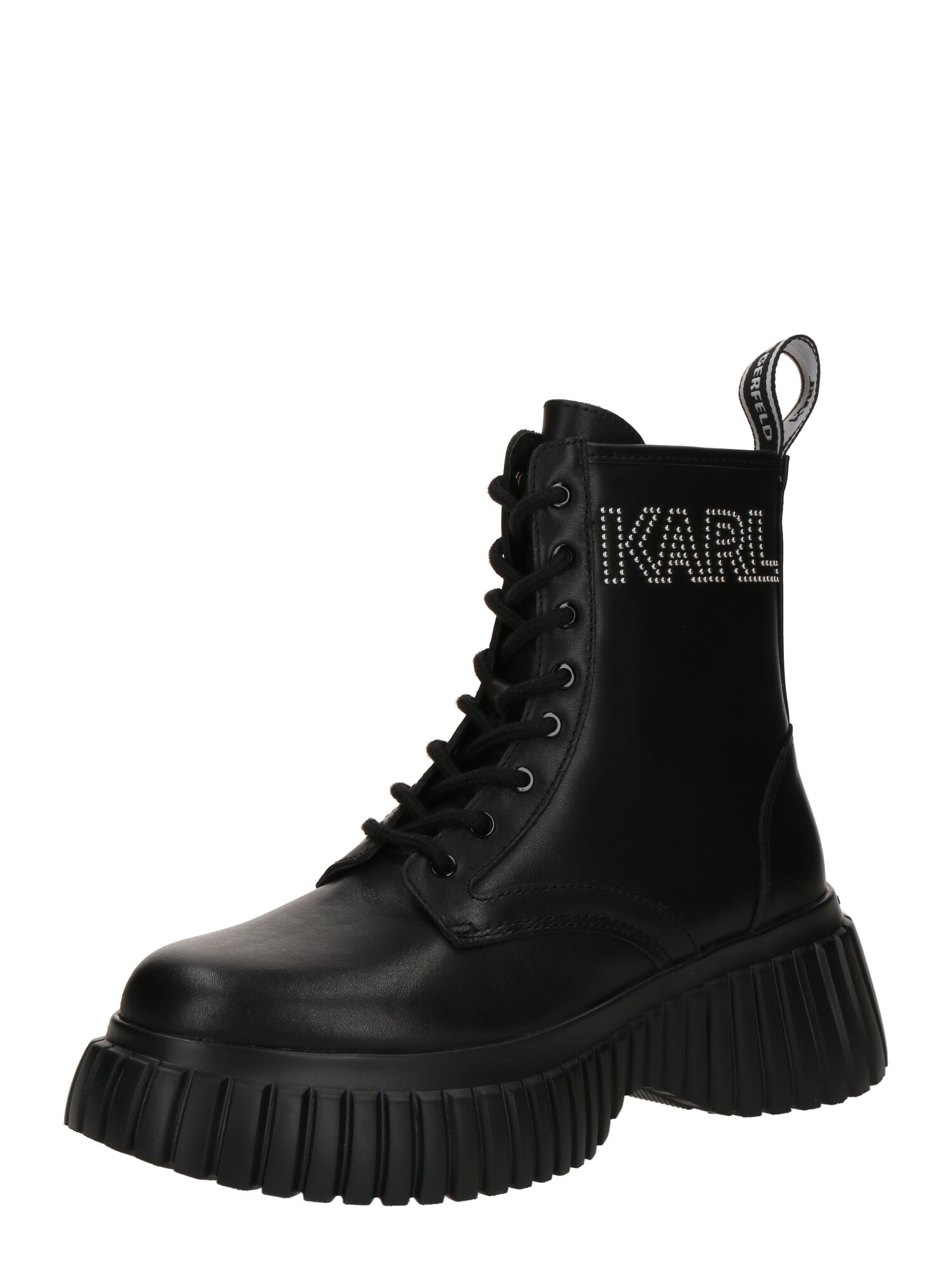 Karl Lagerfeld Ghete cu șireturi  negru