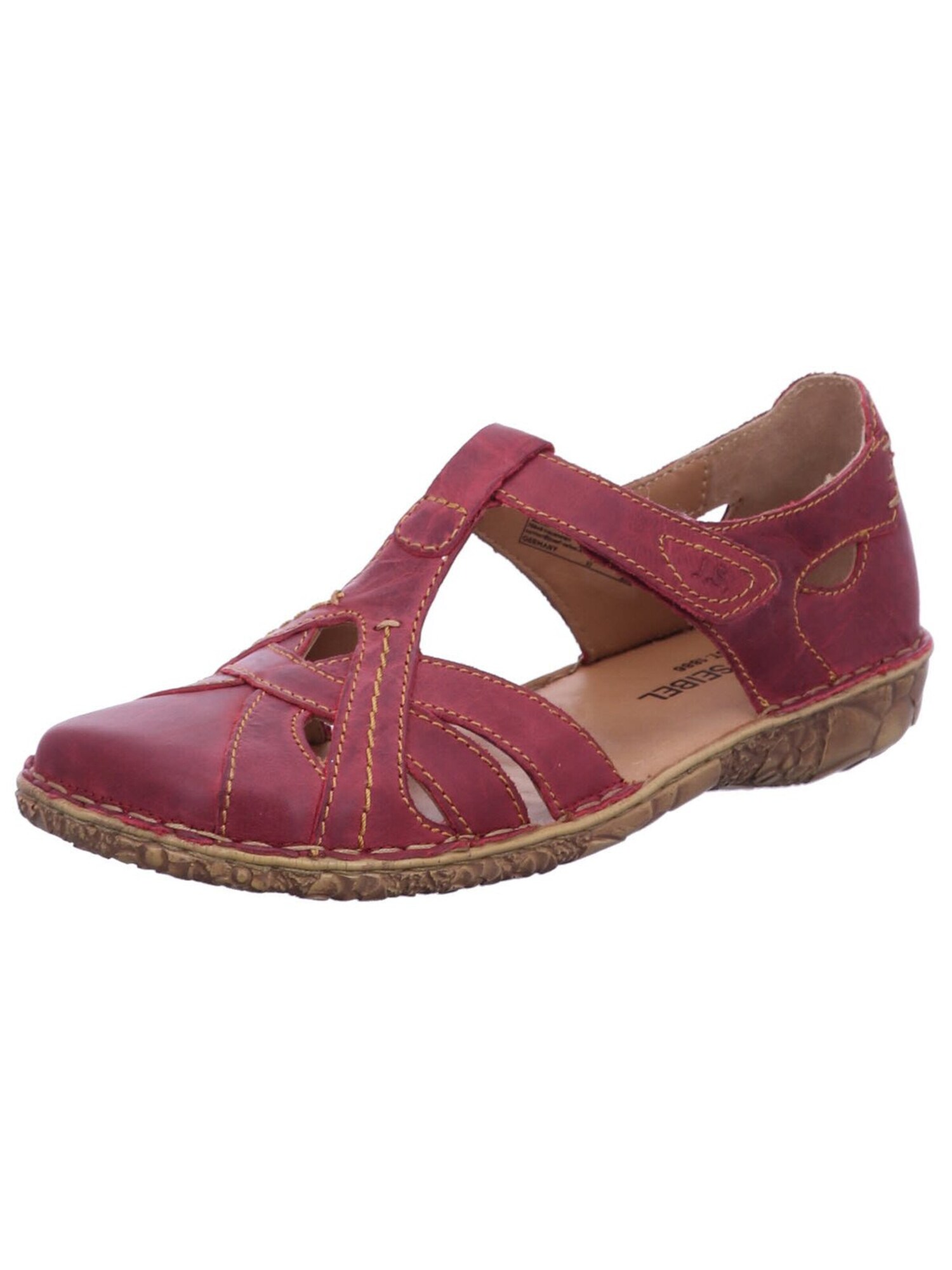 JOSEF SEIBEL Sandalias 'Slipper Damen 7952995 564 Echtleder in rot' rojo