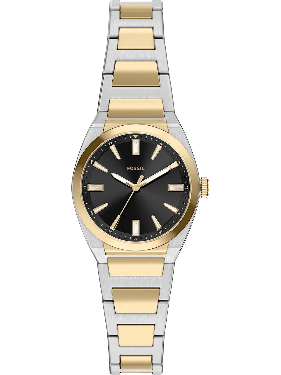 Analog klocka 'EVERETT' guld / svart