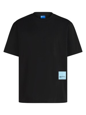 KARL LAGERFELD JEANS Camiseta 'KLJ x Pietro Terzini'  negro / blanco