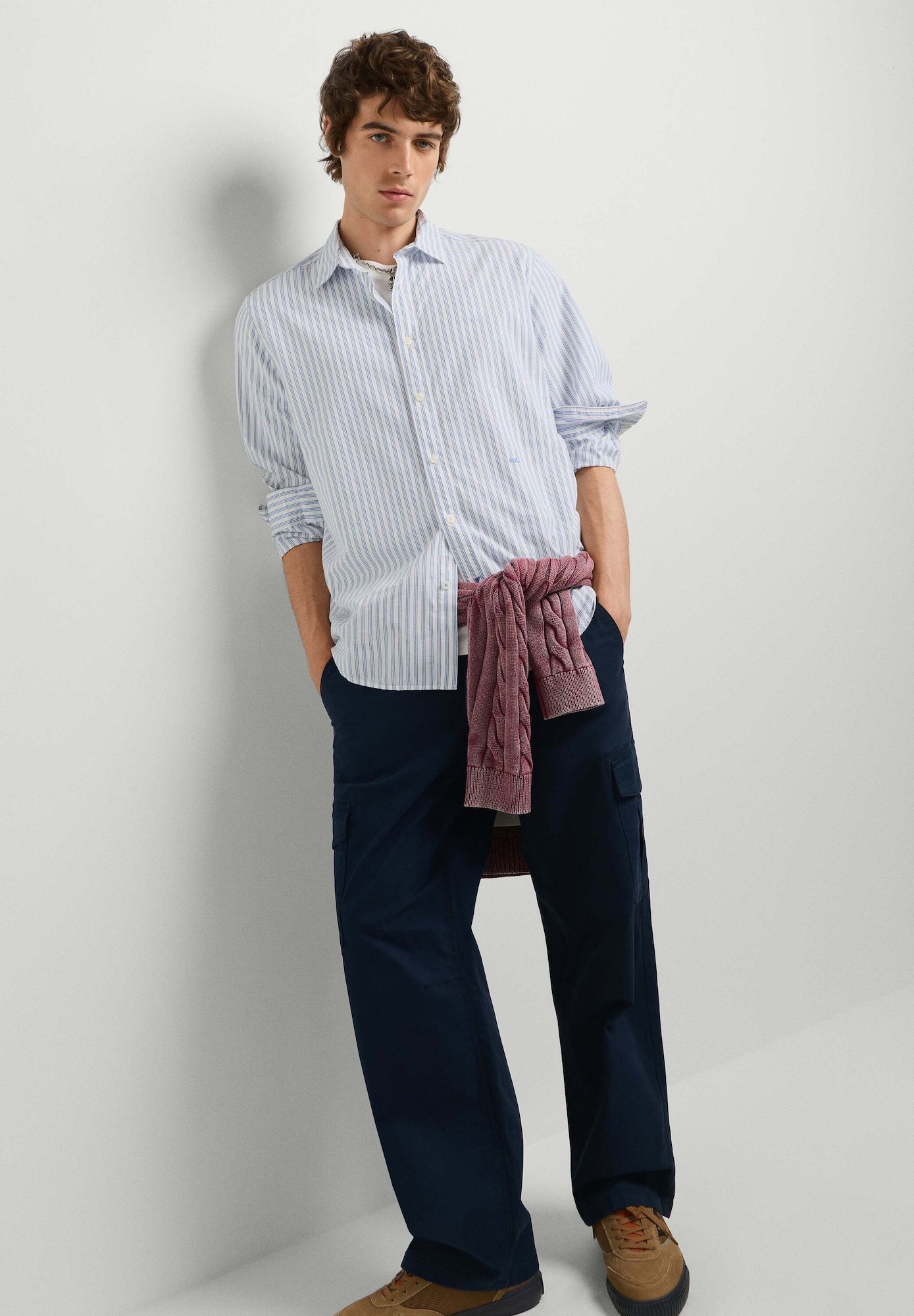 Pepe Jeans Pantalón cargo azul oscuro – imagen 2
