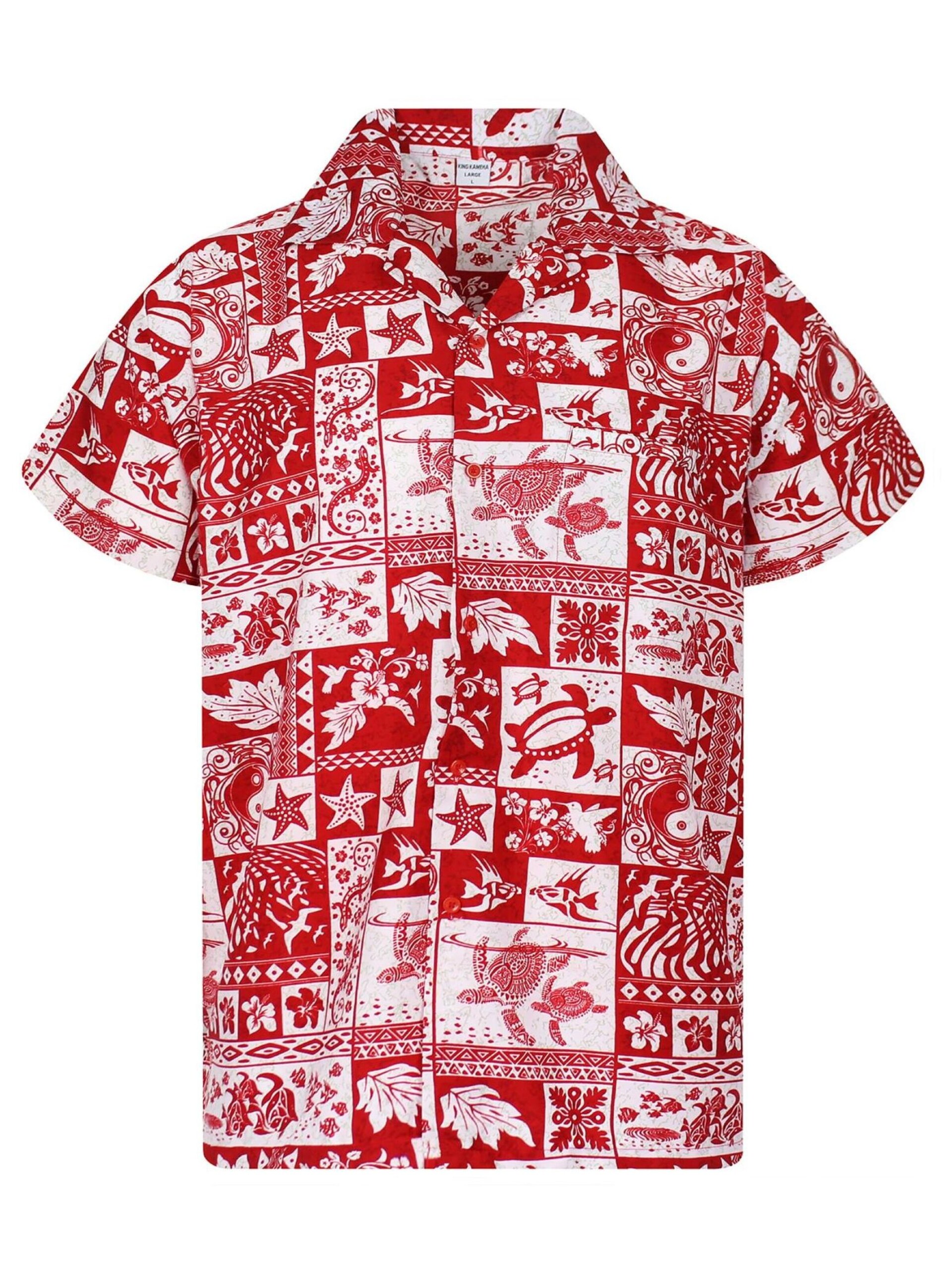 King Kameha T-shirt 'Puzzle' herr