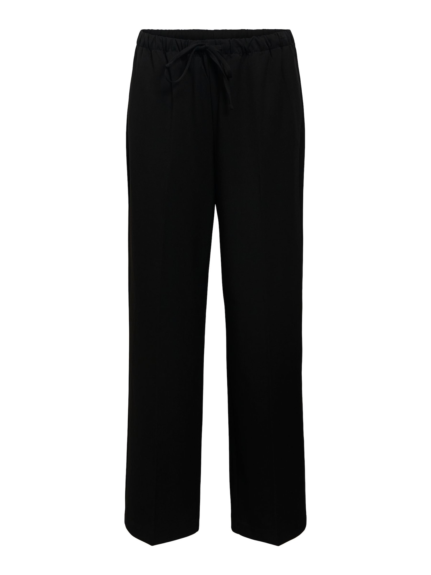 OBJECT Pantaloni cu dungă OBJLisa negru