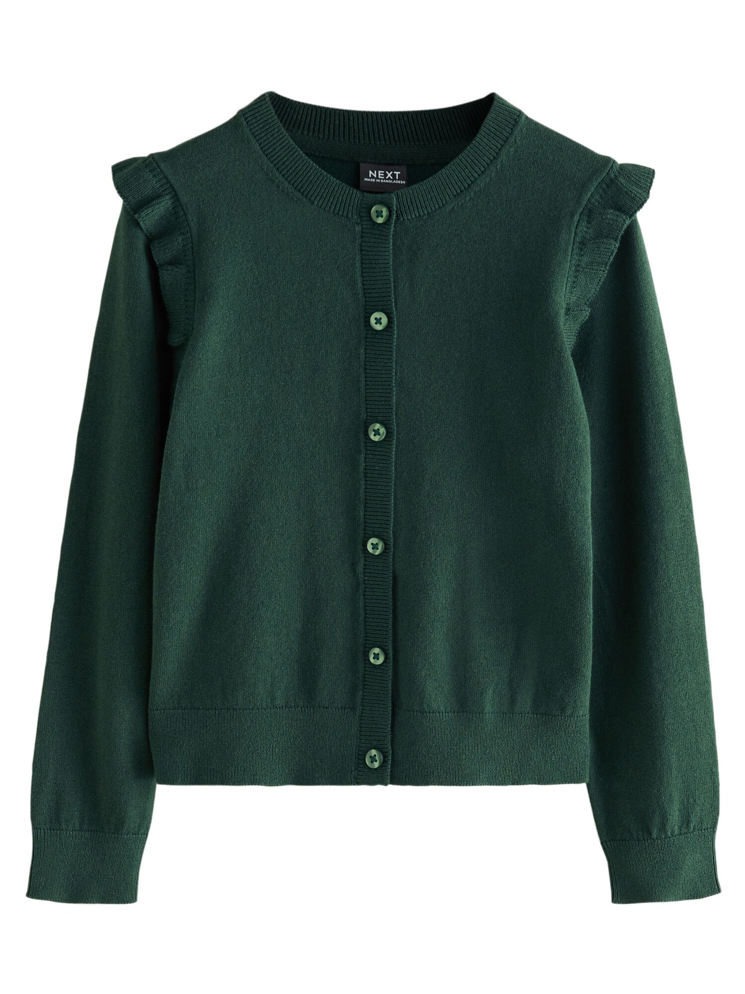 Next Geacă tricotată  verde