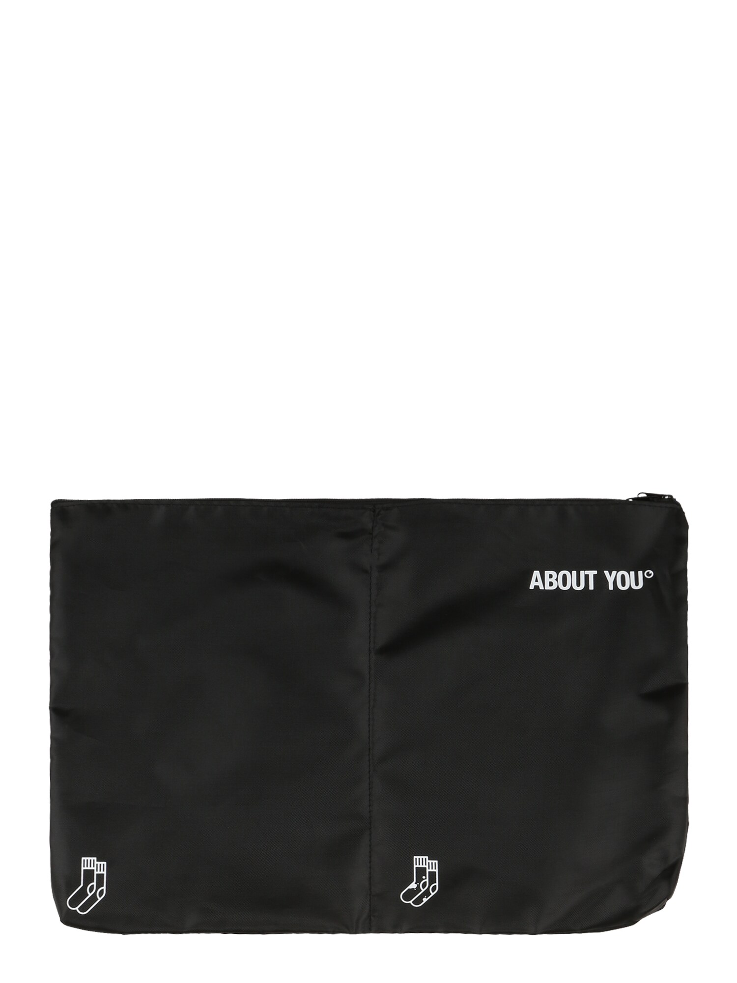 ABOUT YOU Apsauginis drabužių maišas 'Icons'  juoda