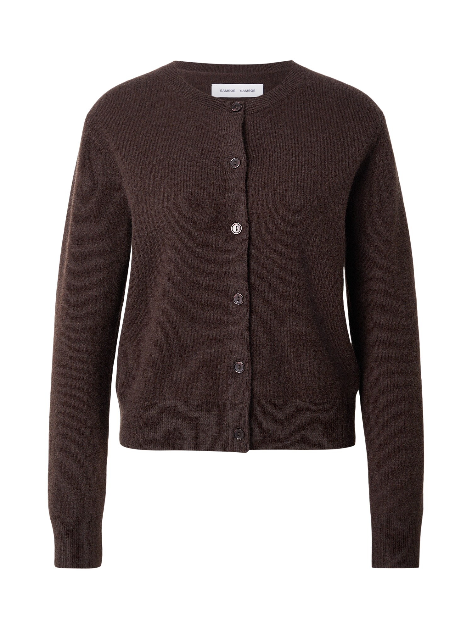 Samsøe Samsøe Geacă tricotată Boston  maro închis