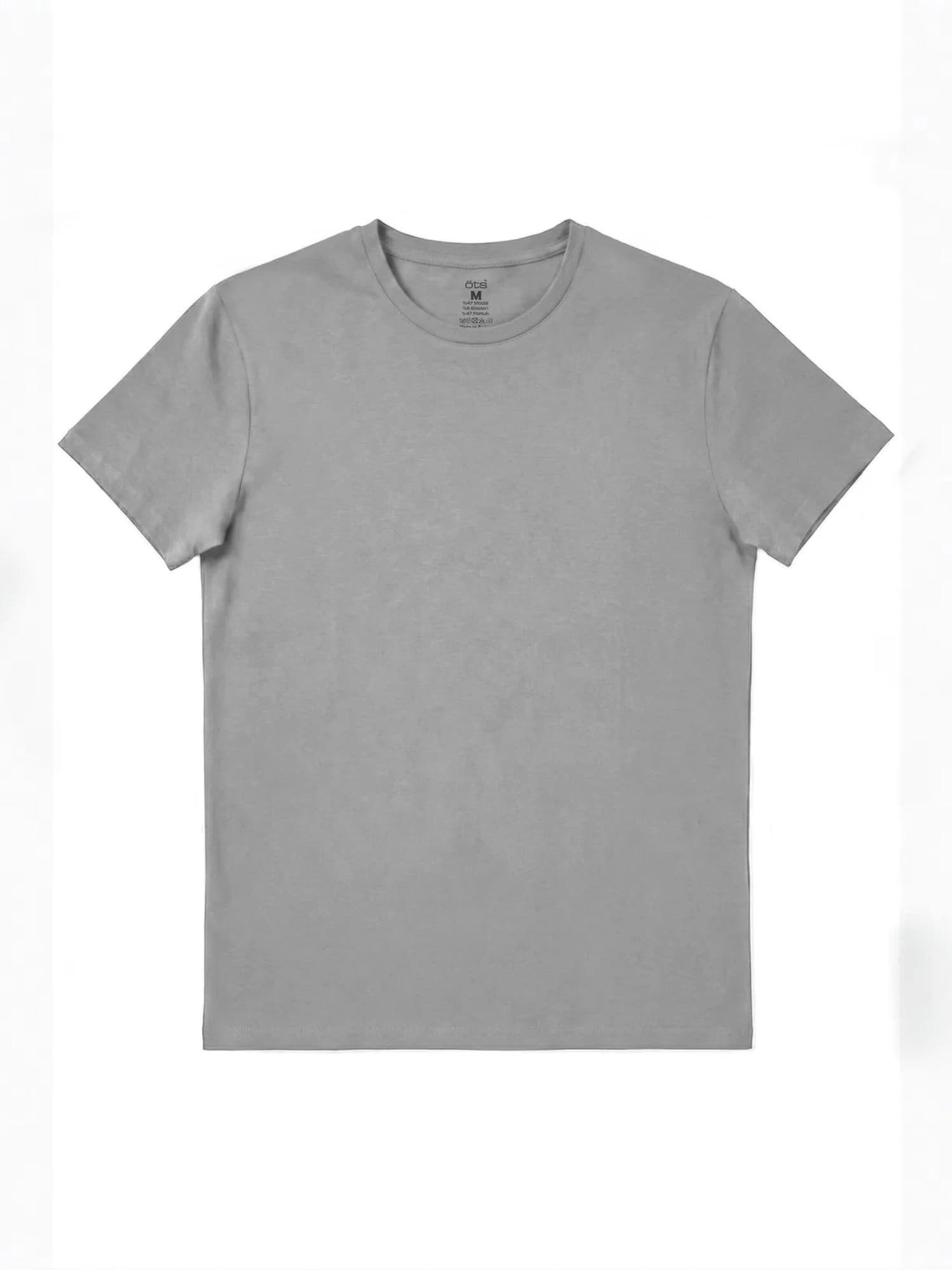 ÖTS Majica 'T-Shirts' svijetlosiva