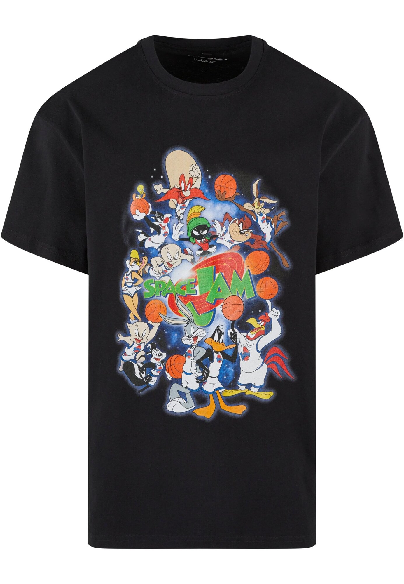 MT Upscale Bluser & t-shirts 'Space Jam Teamwork'  blå / lys rød / sort / hvid