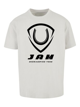 F4NT4STIC Shirt ‘JAM Showjumping’ Grijs / Zwart