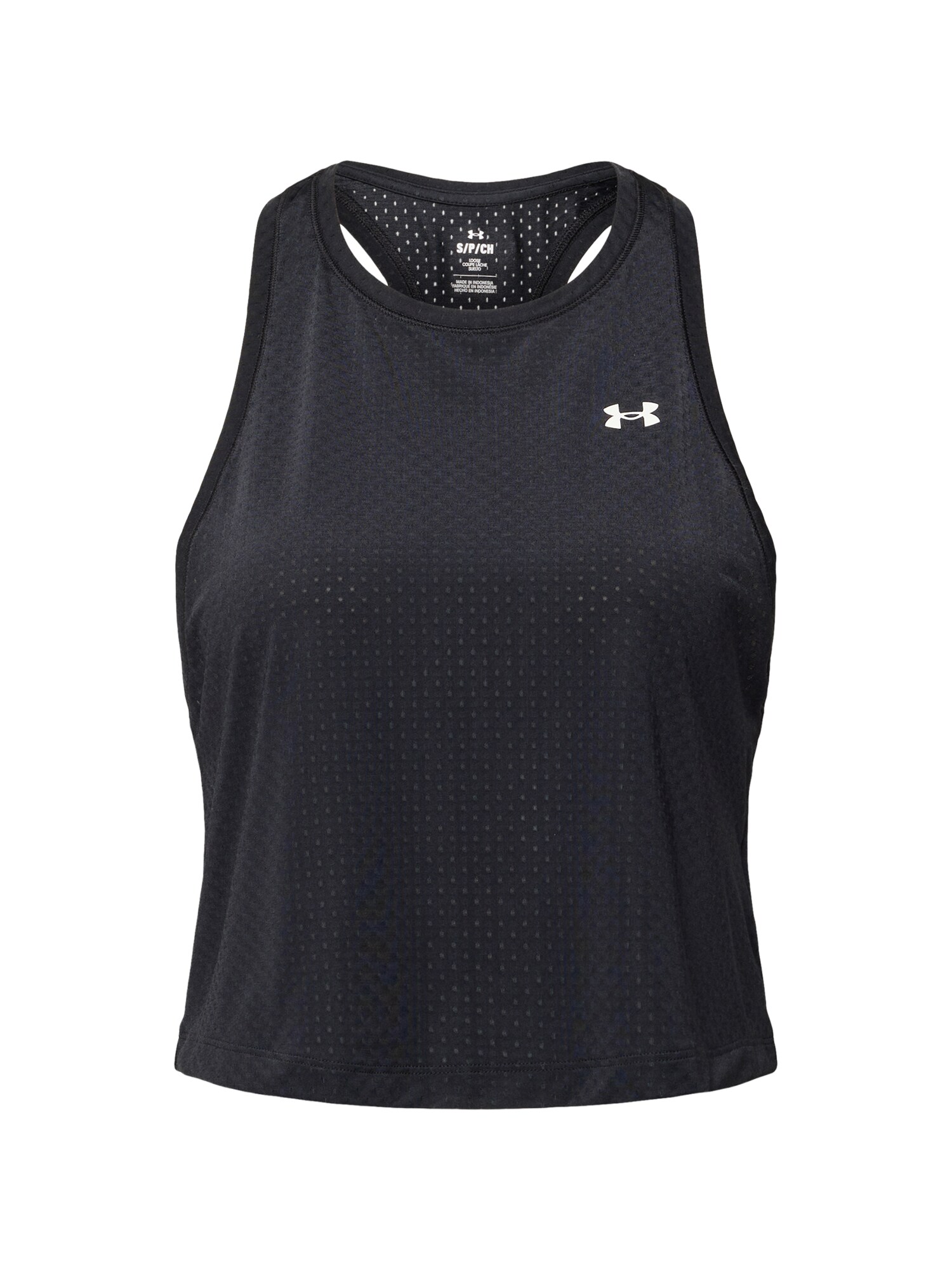 UNDER ARMOUR Sport top  negru / alb
