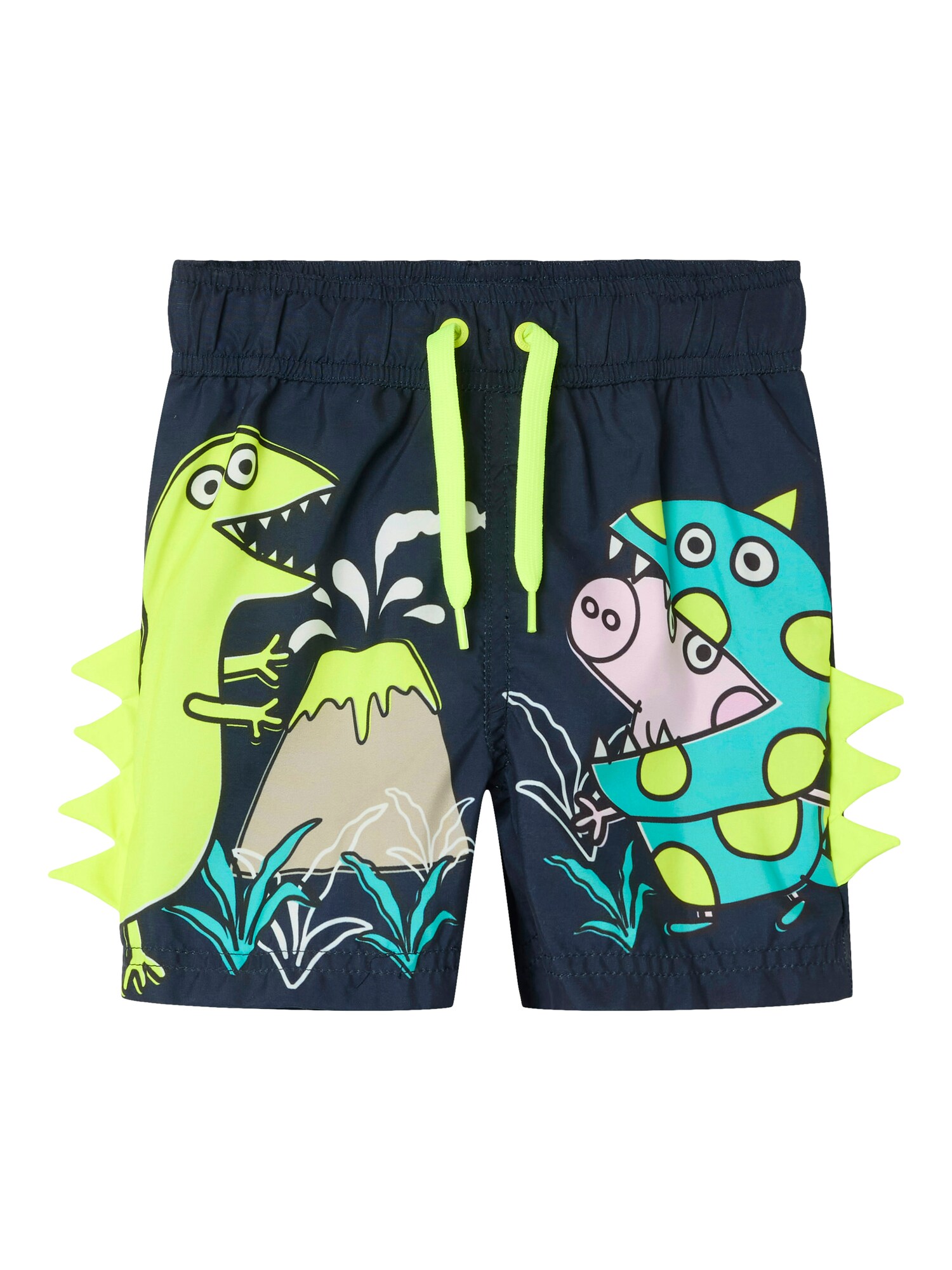 NAME IT Rövid fürdőnadrágok 'NMMMIFI PEPPA'  bézs / tengerészkék / türkiz / alma akciós termékkép 1
