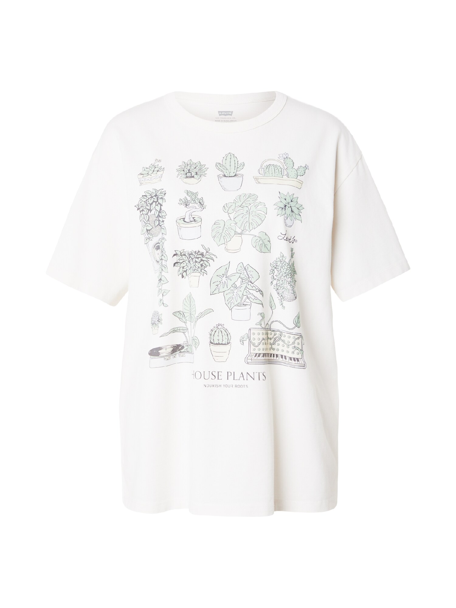 LEVIS ® Tricou GR TABOR verde pastel / negru / alb