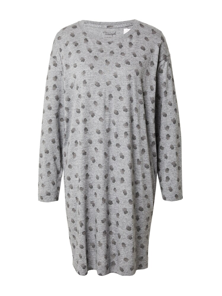 TRIUMPH Nachthemd 'Bright Spotlight' Damen Größe S dunkelgrau / graumeliert