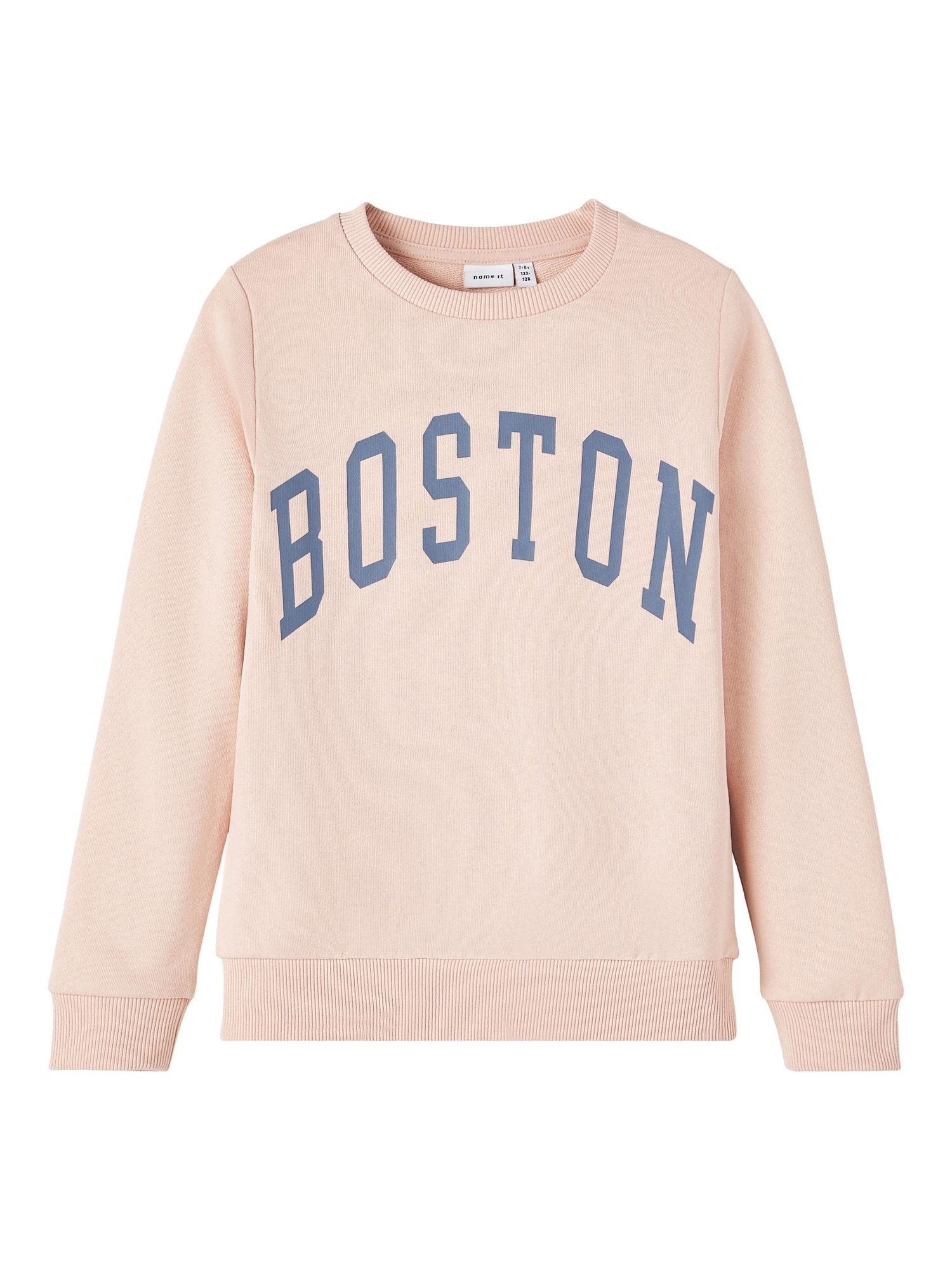 NAME IT Sweater majica 'Tera'  golublje plava / puder roza