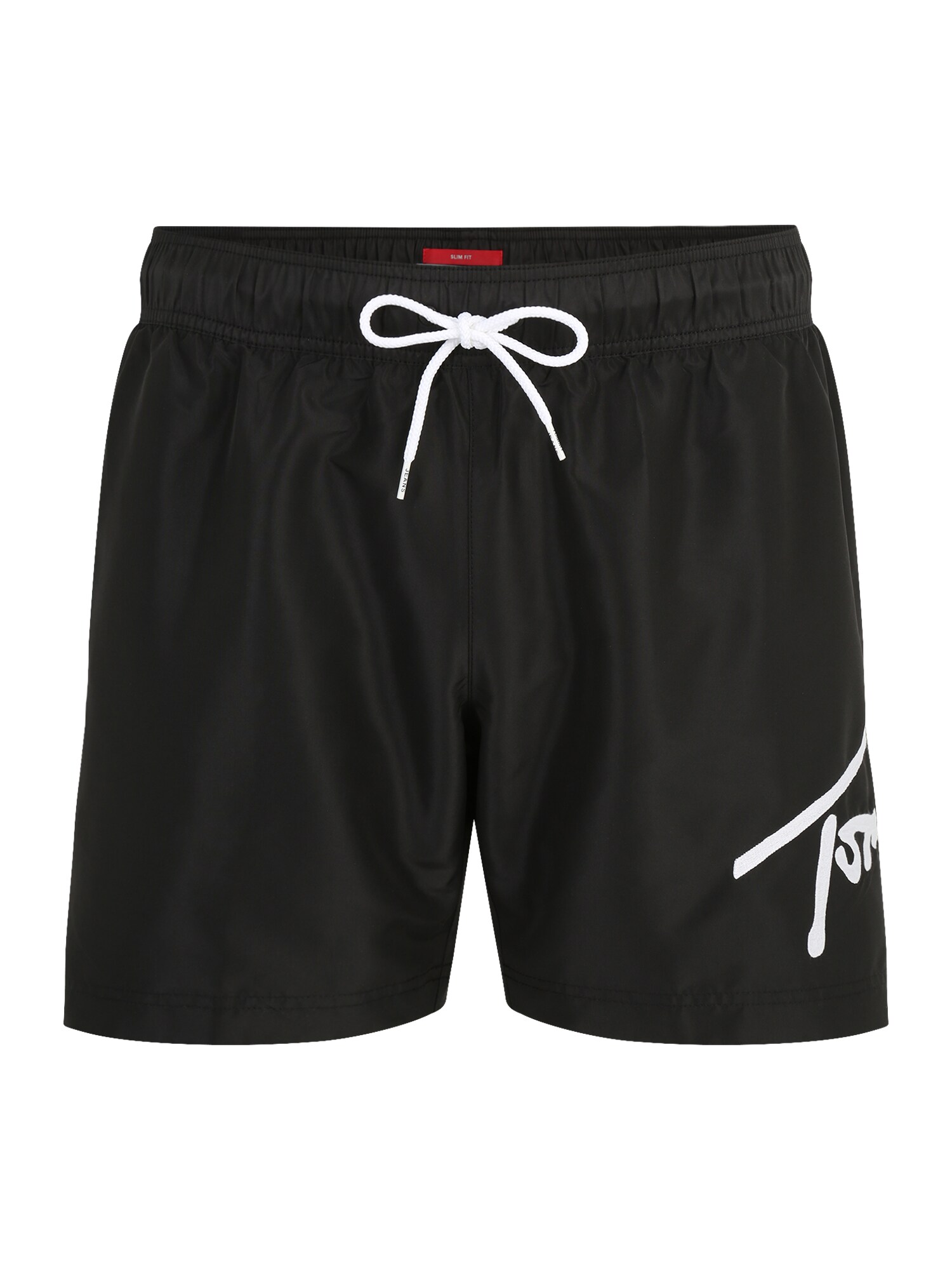 Tommy Hilfiger Swimwear Plus Шорти за плуване  черно / бяло
