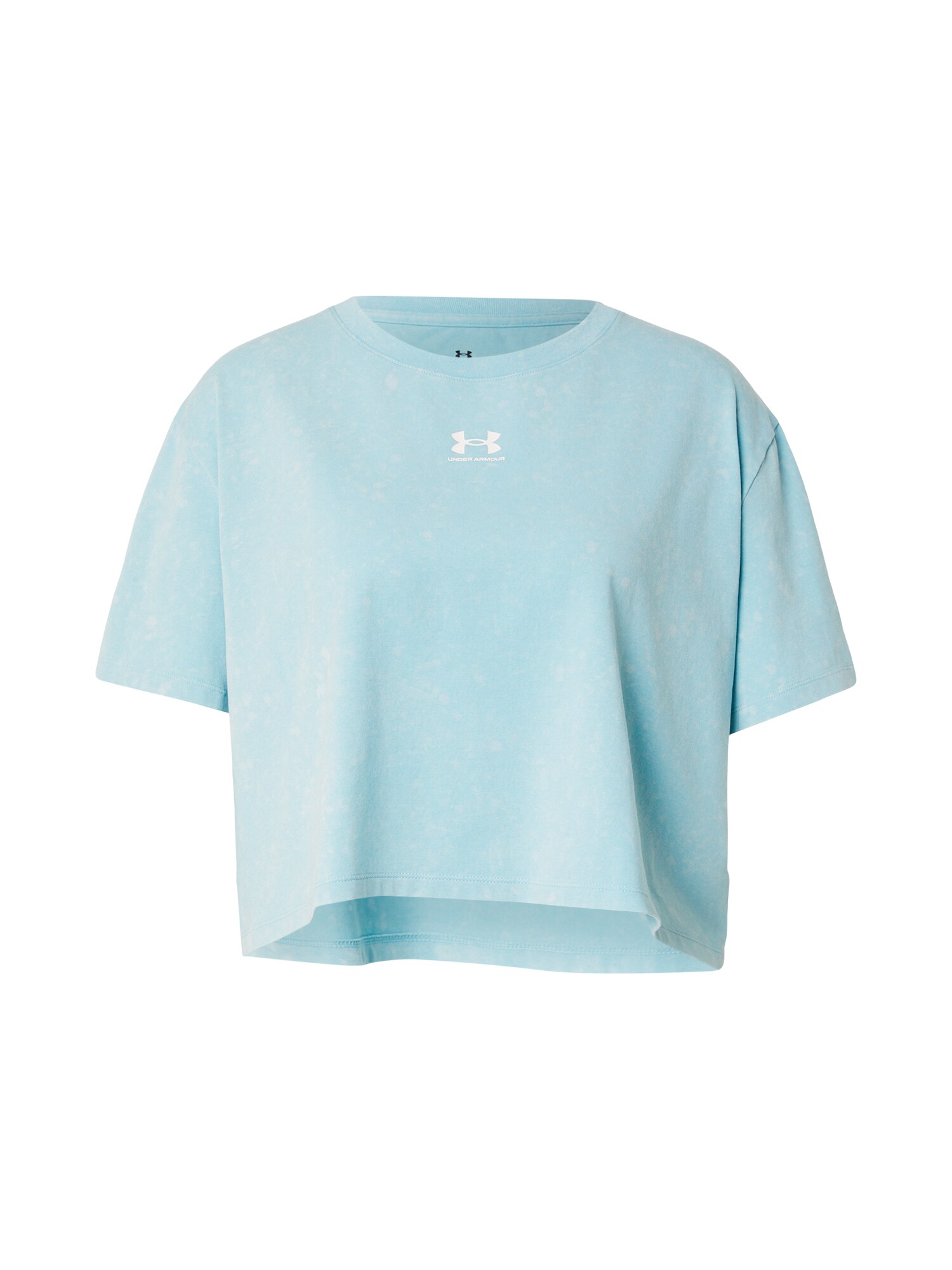 UNDER ARMOUR Tricou funcțional 'Rival'  azuriu / alb