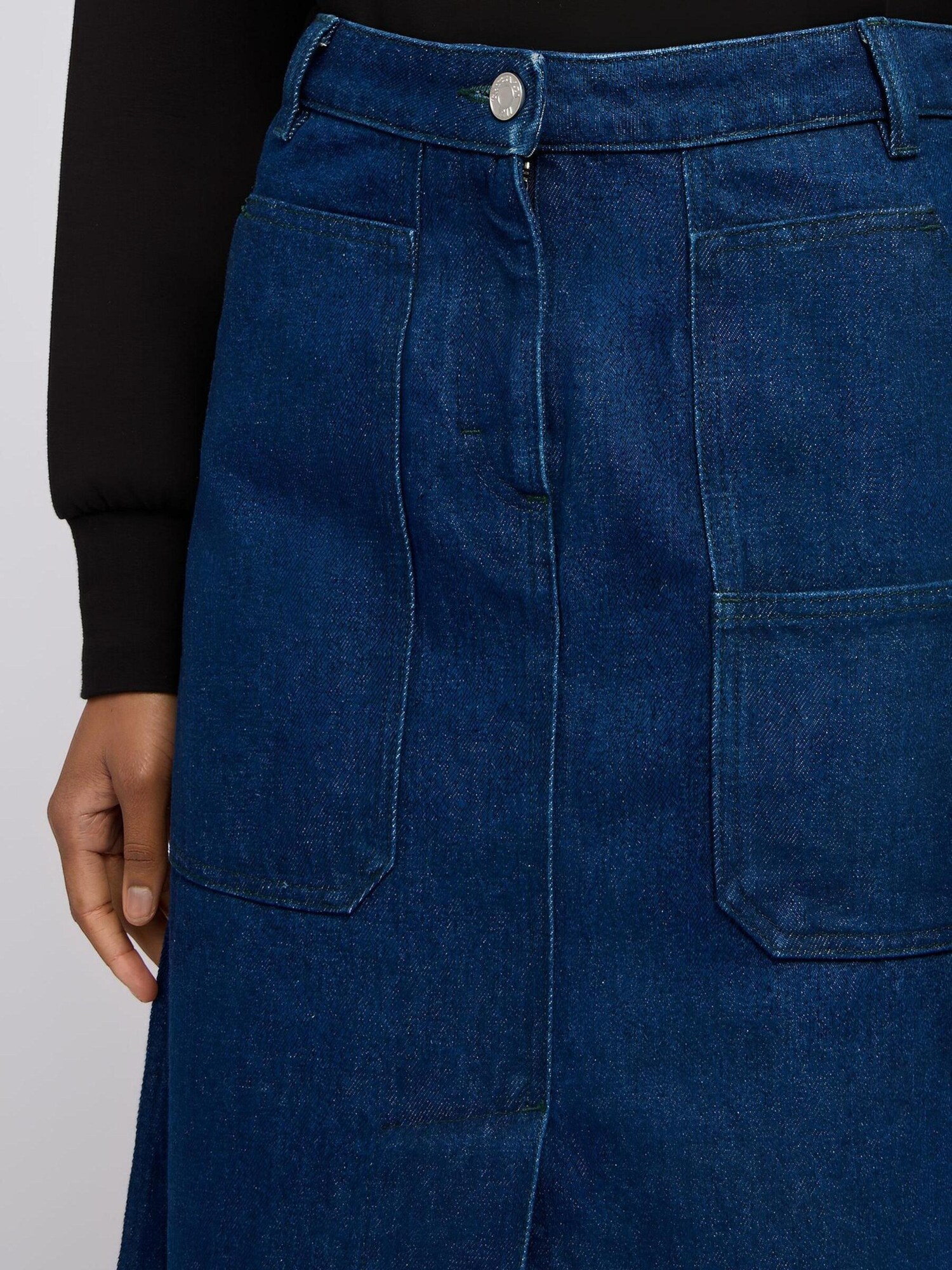 Trussardi Falda  azul – imagen 4