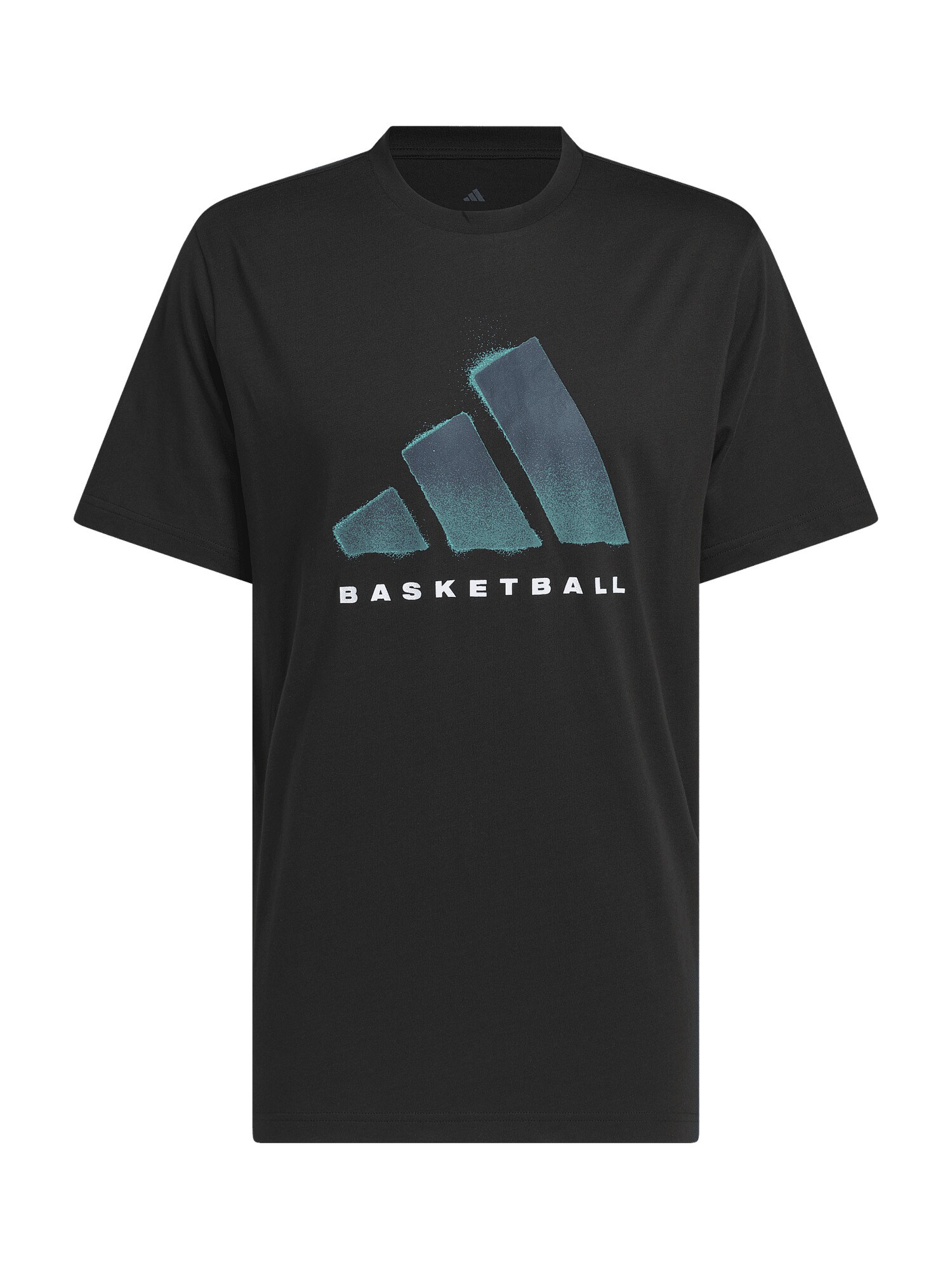 ADIDAS PERFORMANCE Tricou funcțional  verde petrol / negru / alb