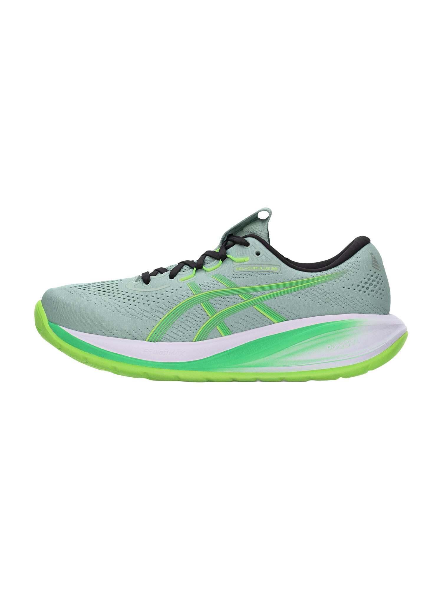 ASICS Sneaker de alergat 'GEL-CUMULUS 28'  verde iarbă / verde pastel / verde deschis