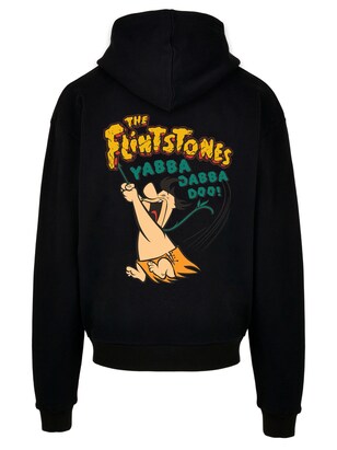 F4NT4STIC Sweatshirt ‘Fred Yabba Dabba Doo’ Sand / Curry / Jade groen / Zwart