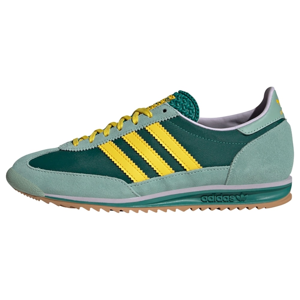 ADIDAS ORIGINALS Sneaker 'SL 72 OG' Damen Größe 40.5/41 gelb / mint / dunkelgrün