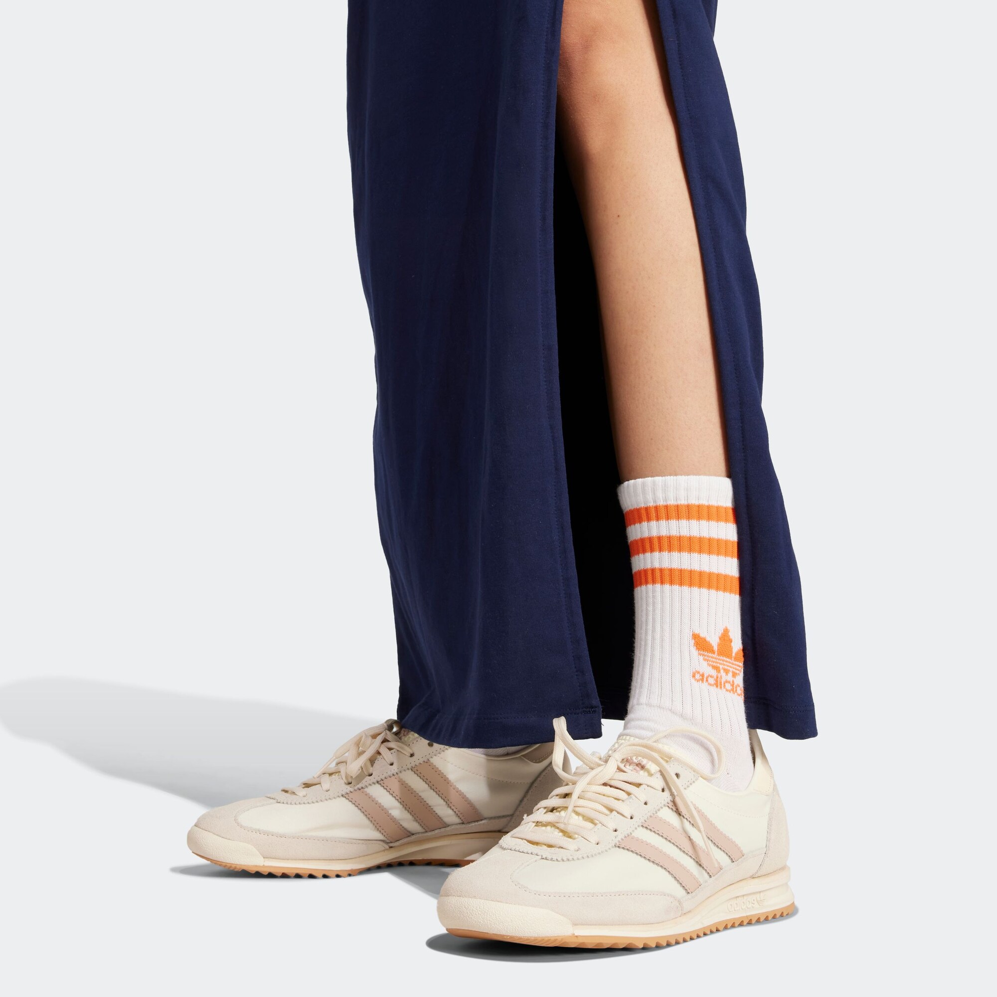ADIDAS ORIGINALS Šaty 'Adicolor Classics' námornícka modrá / svetlooranžová (obrázok 6)