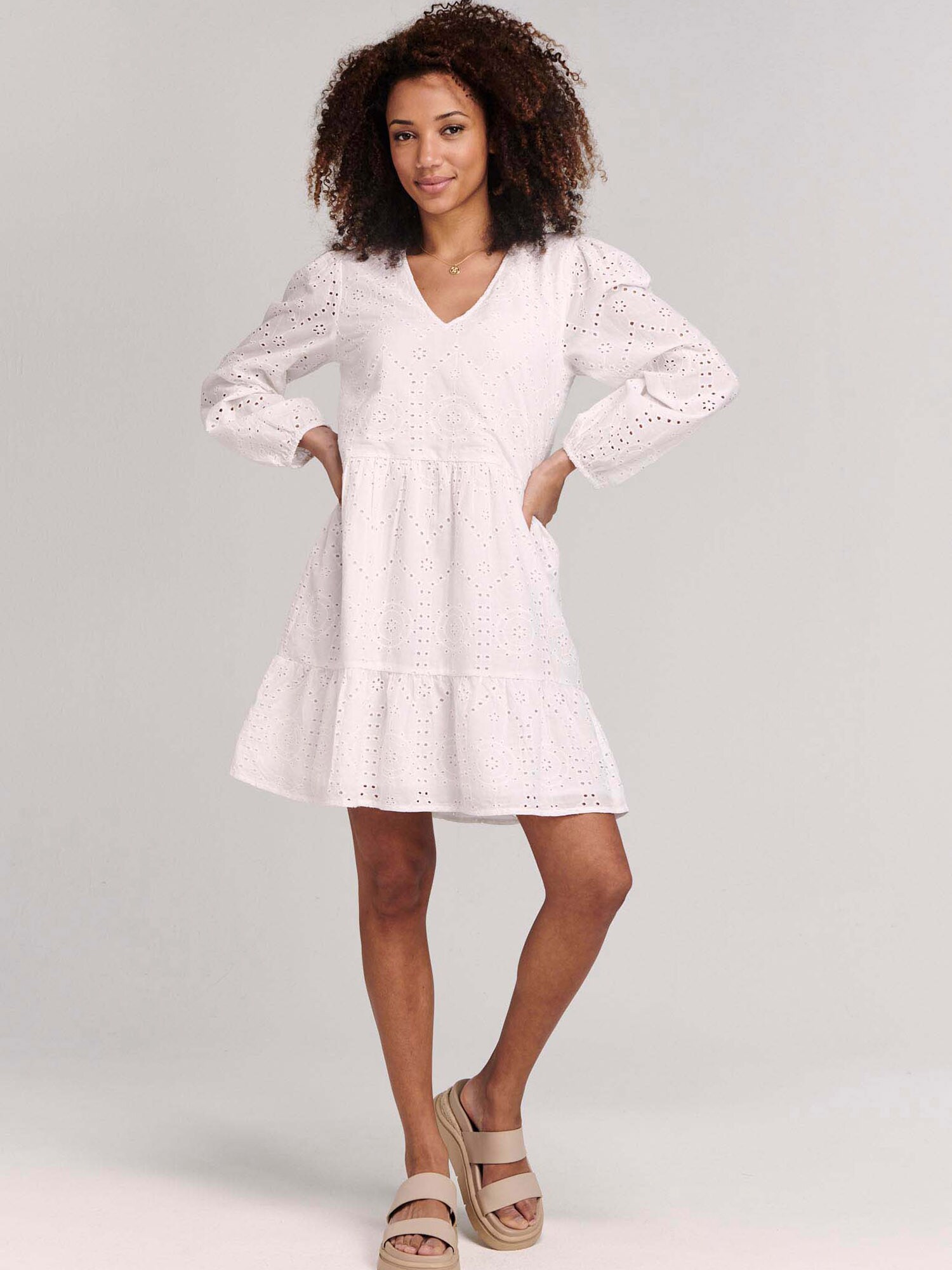 Thumbnail - Kleid 'BRODERIE ANGLAISE'