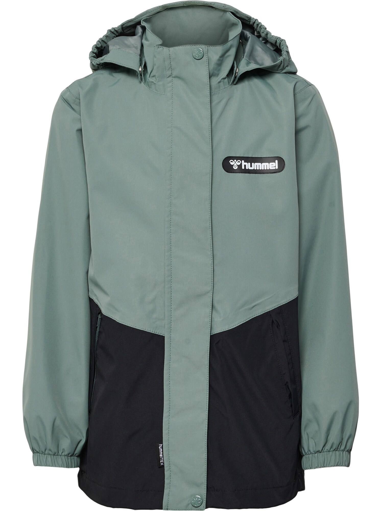 Hummel Funkcinė striukė 'Coast' benzino spalva / juoda / balta
