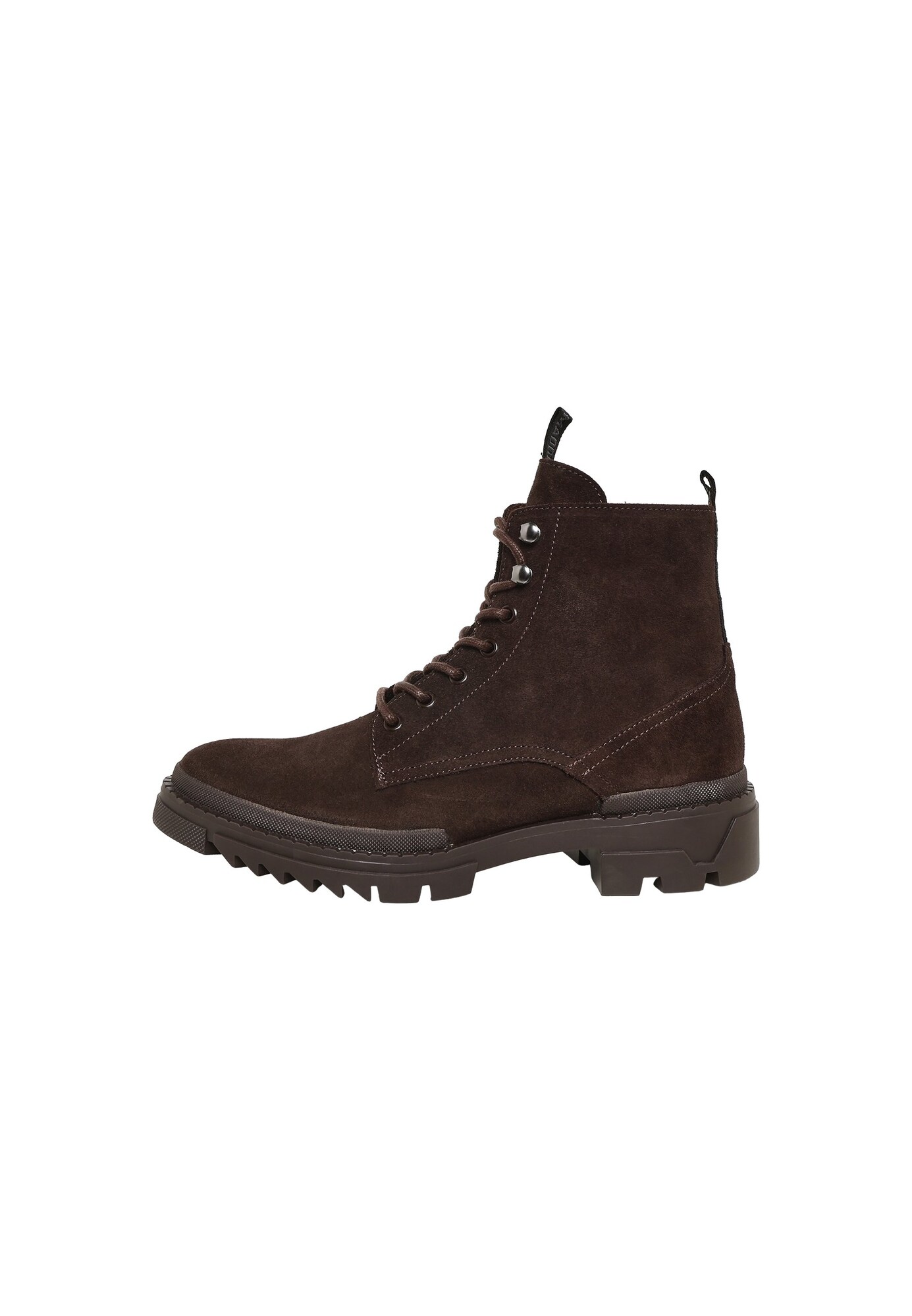 STEVE MADDEN Botas con cordones 'Qaiza' chocolate
