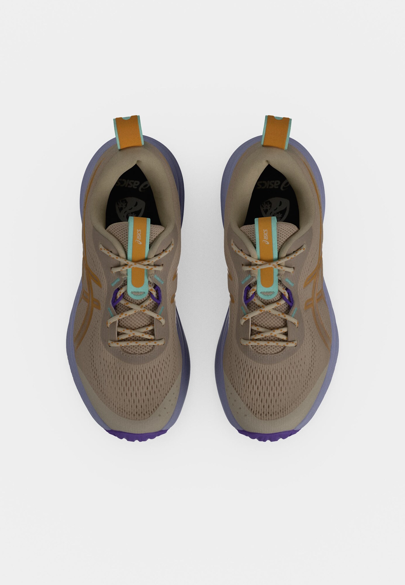 ASICS Zapatillas de running 'GEL-PULSE 17' beige / turquesa / azafrán / taupe – imagen 3